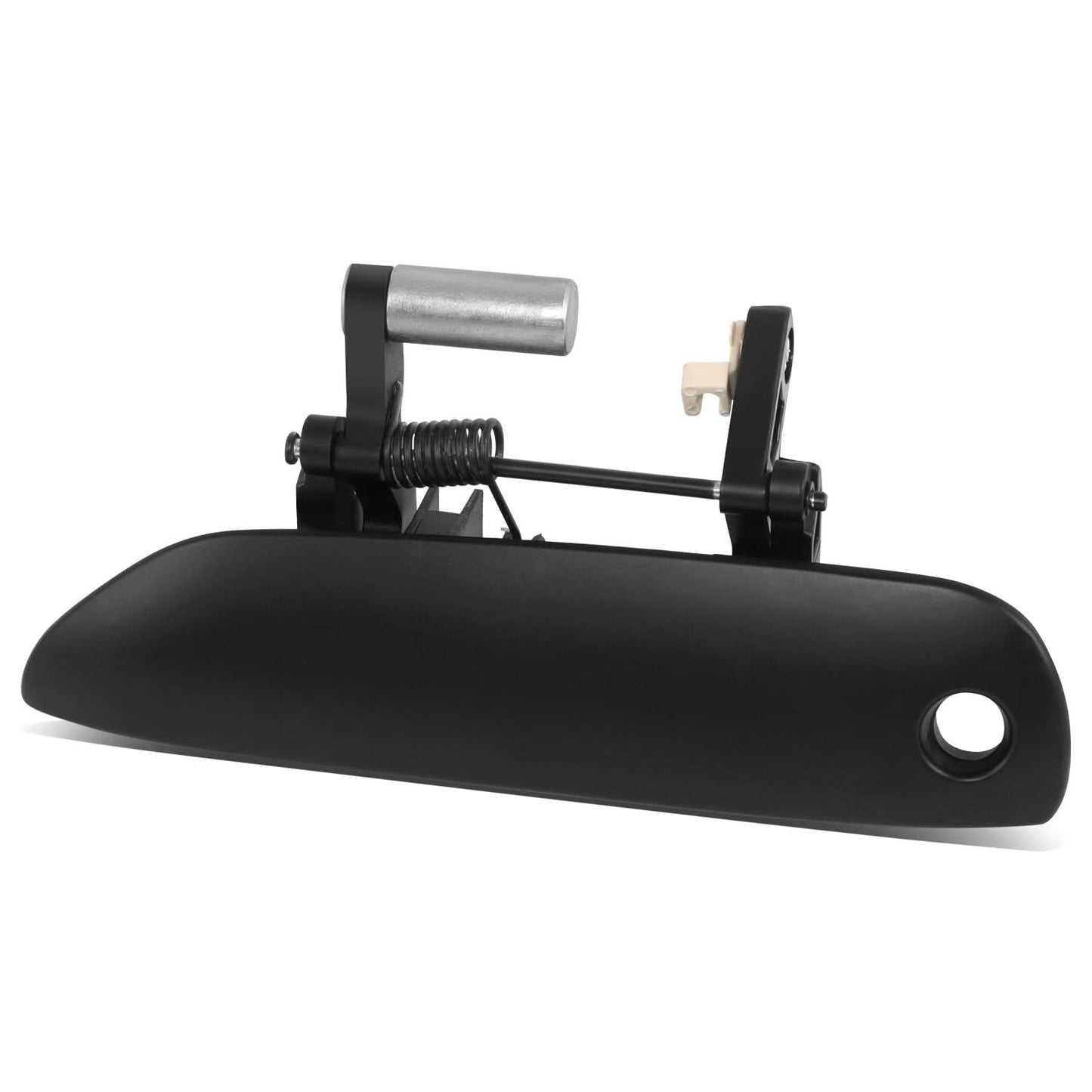 09-13 Honda Fit Front Left Door Pull Handle w/Key Hole Primed Black