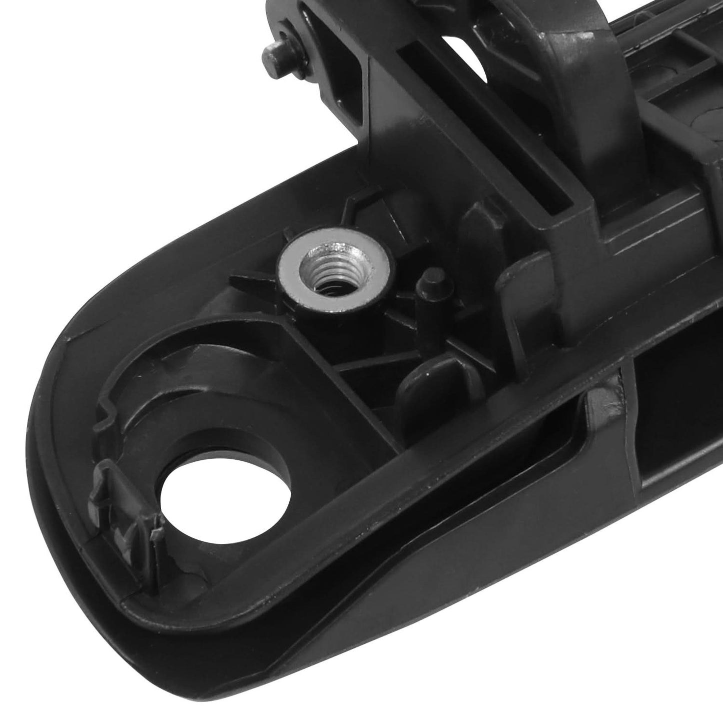 09-13 Honda Fit Front Left Door Pull Handle w/Key Hole Primed Black