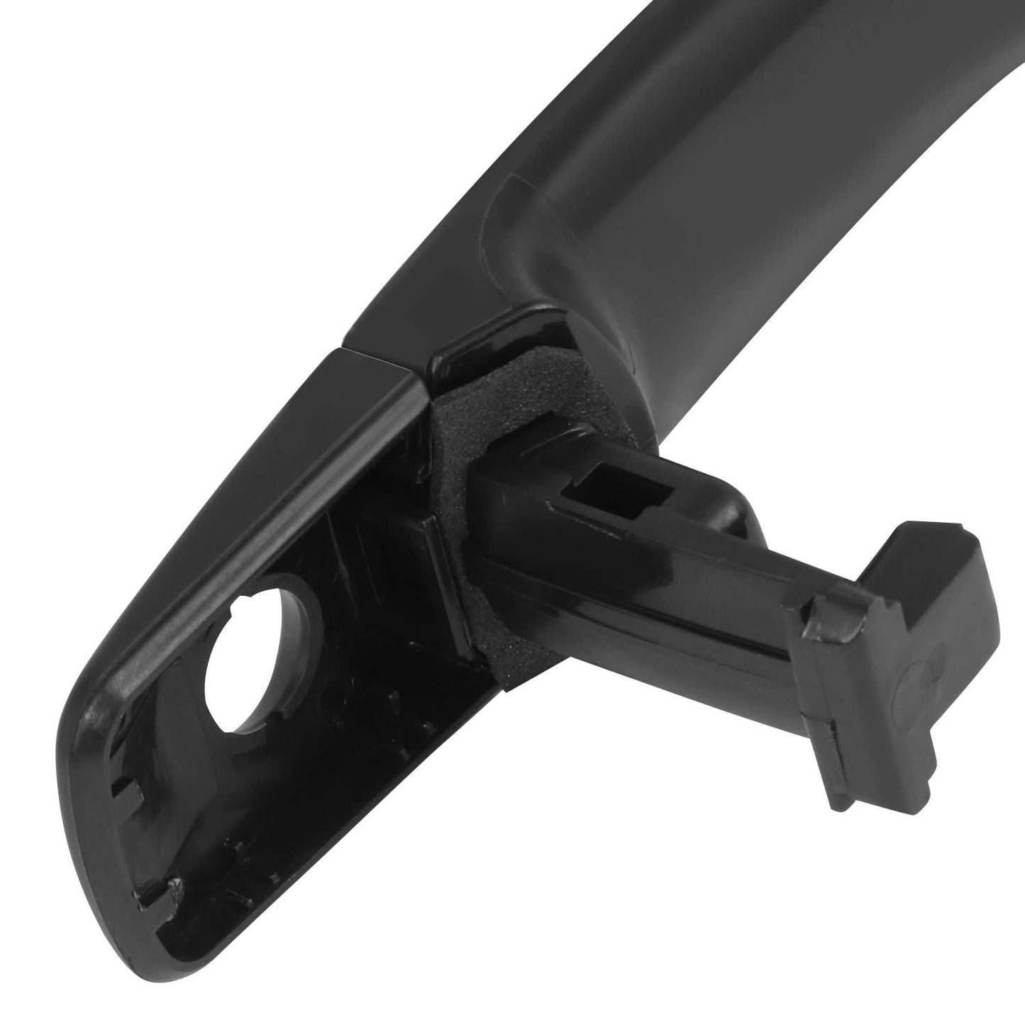 08-15 Nissan Rogue Front Left Door Pull Handle w/ Cover & Keyhole