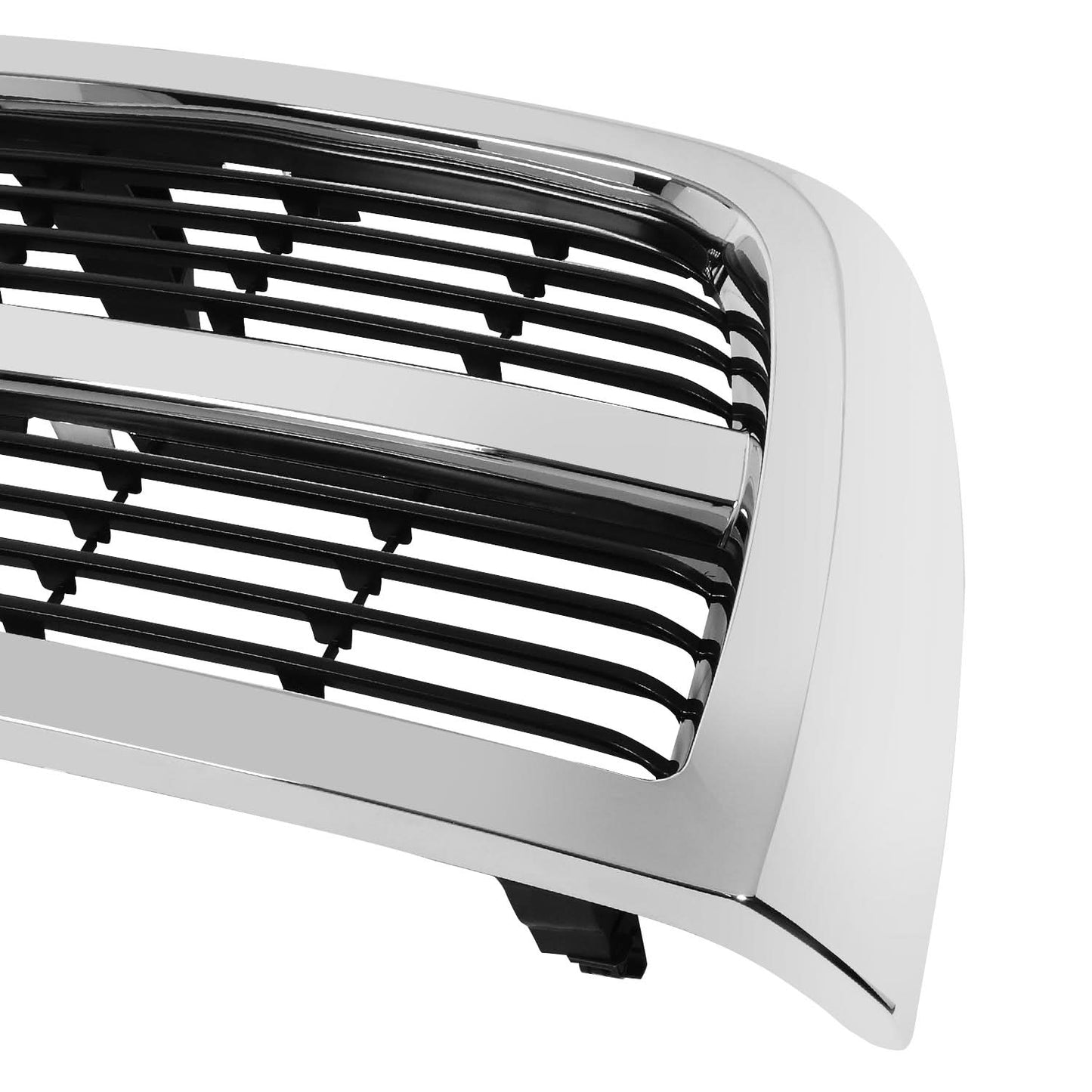 2009-2018 Dodge Ram Black w/ Chrome Frame Front Grille Assembly
