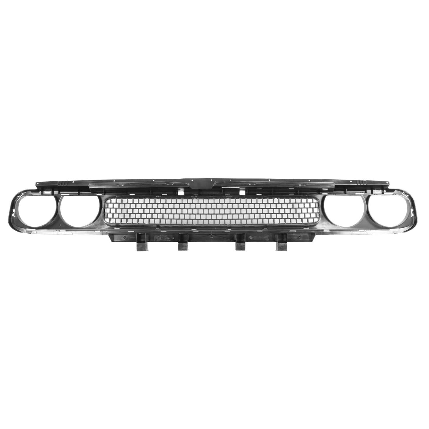 2008-2014 Dodge Charger OE Style Front Grille Black w/ Silver Trim