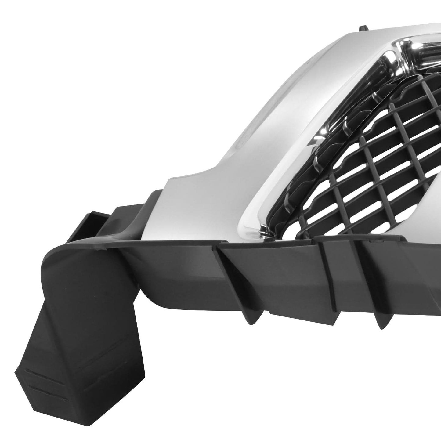 2011-2013 Jeep Grand Cherokee Overland Style Front Grille Chrome