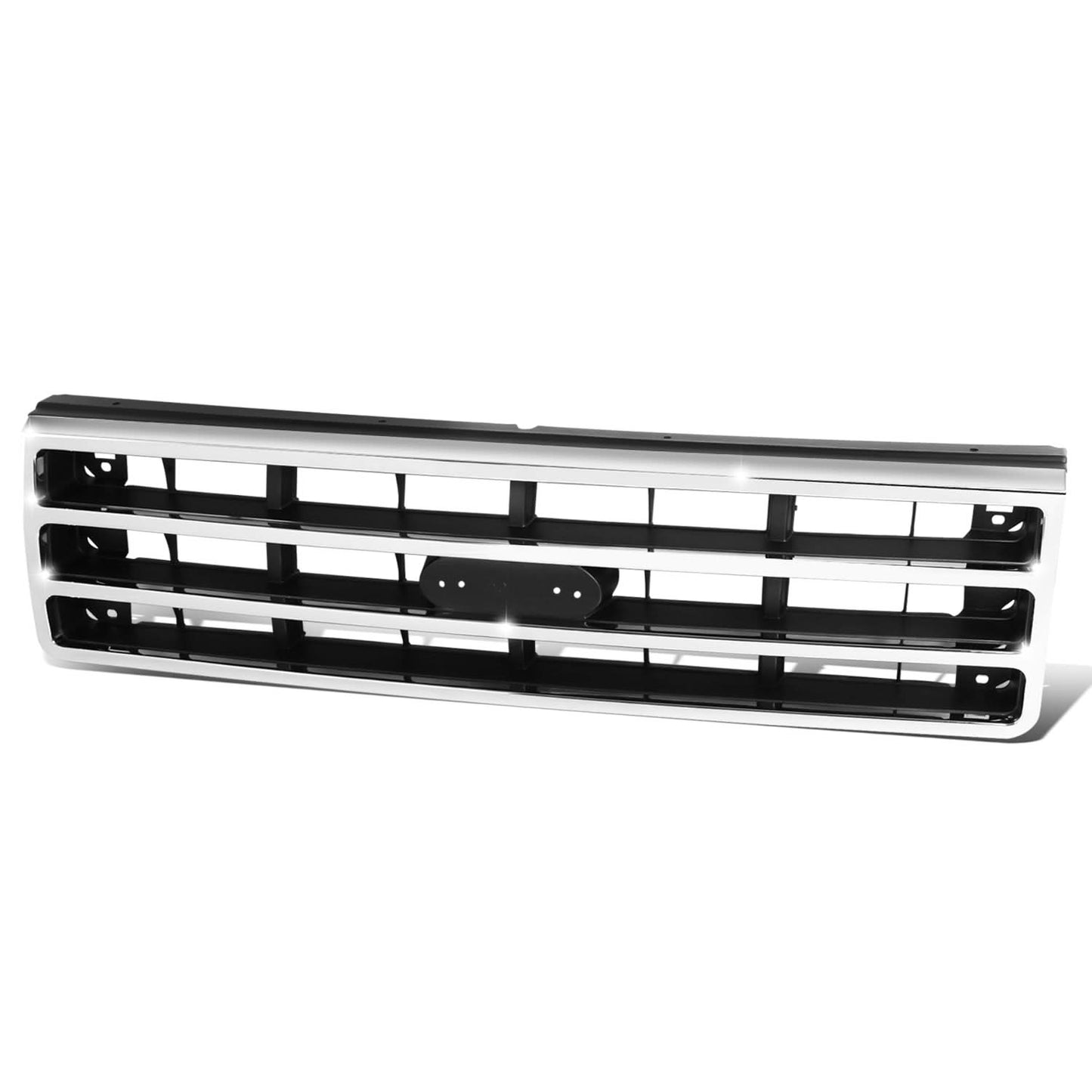 1987-1991 Ford F150 Chrome/Dark Argent Grille Assembly