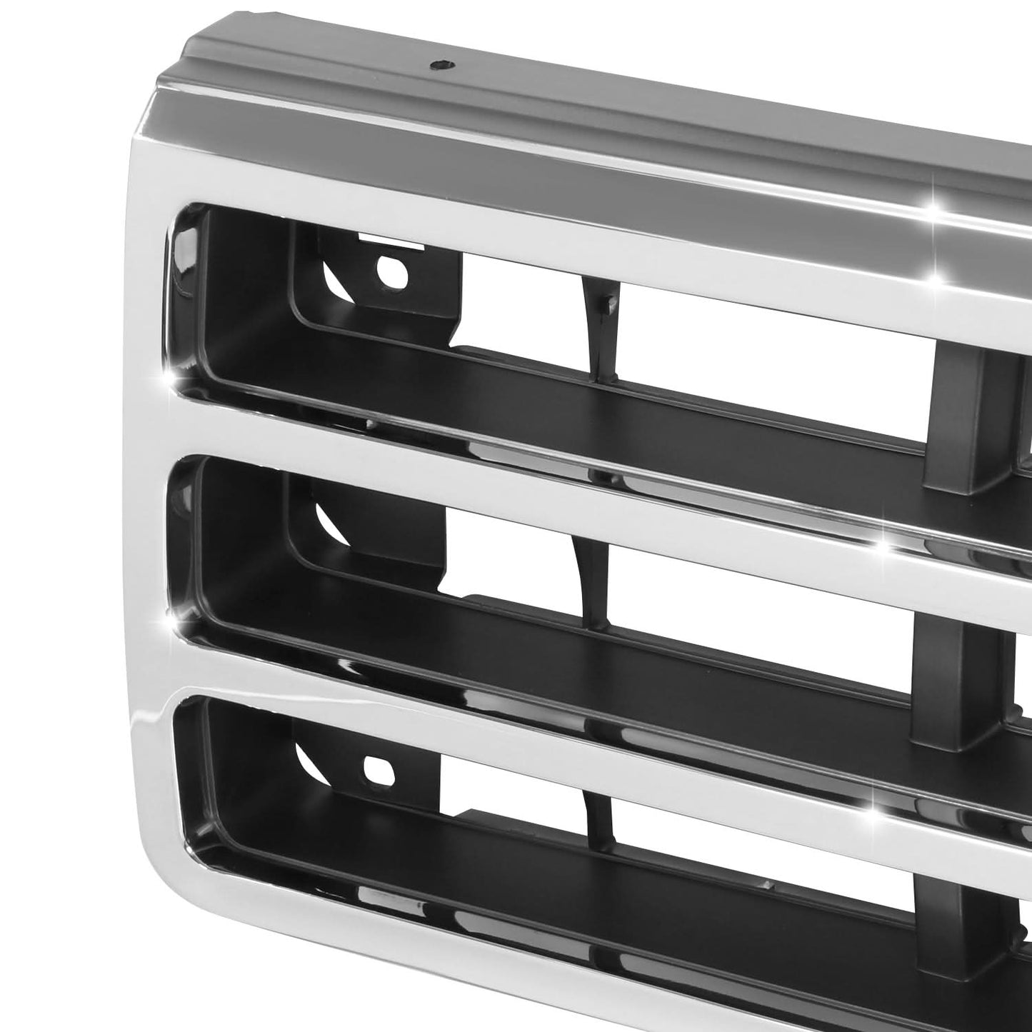 1987-1991 Ford F150 Chrome/Dark Argent Grille Assembly