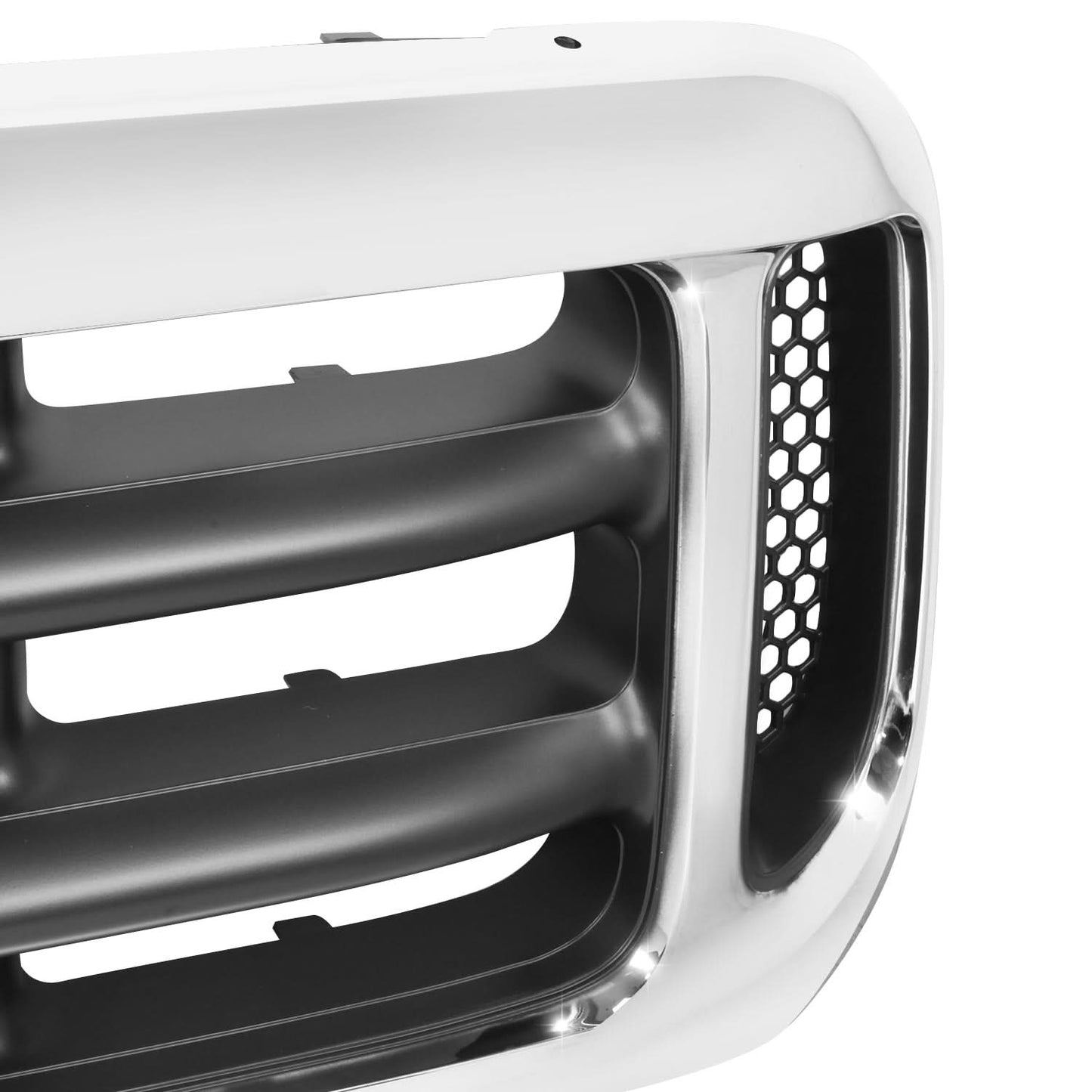 99-04 Ford F350 / 00-05 Excursion Gray Chrome Frame Grille