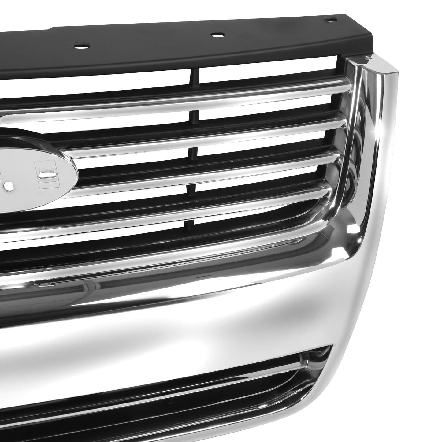 2006-2010 Ford Explorer Chrome/Black Grille Assembly