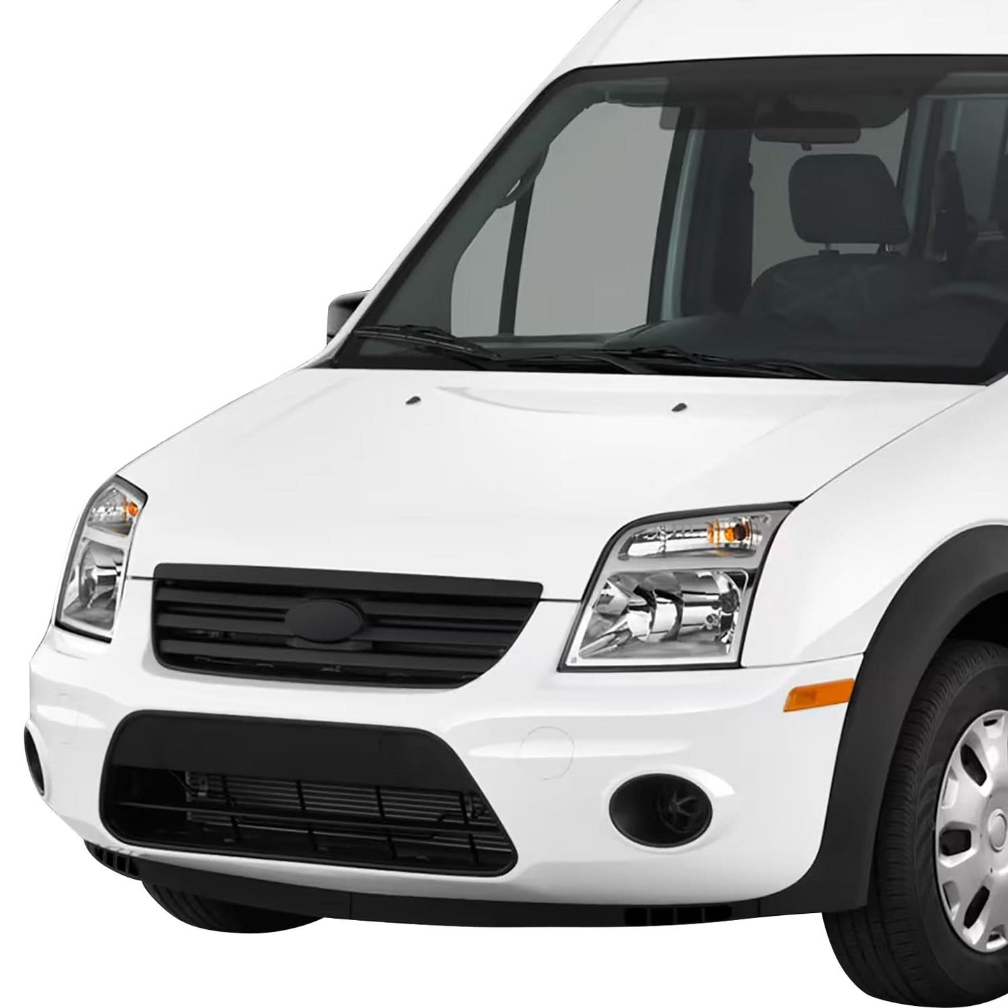 2010-2013 Ford Transit Connect Grille Assembly - Matte Black