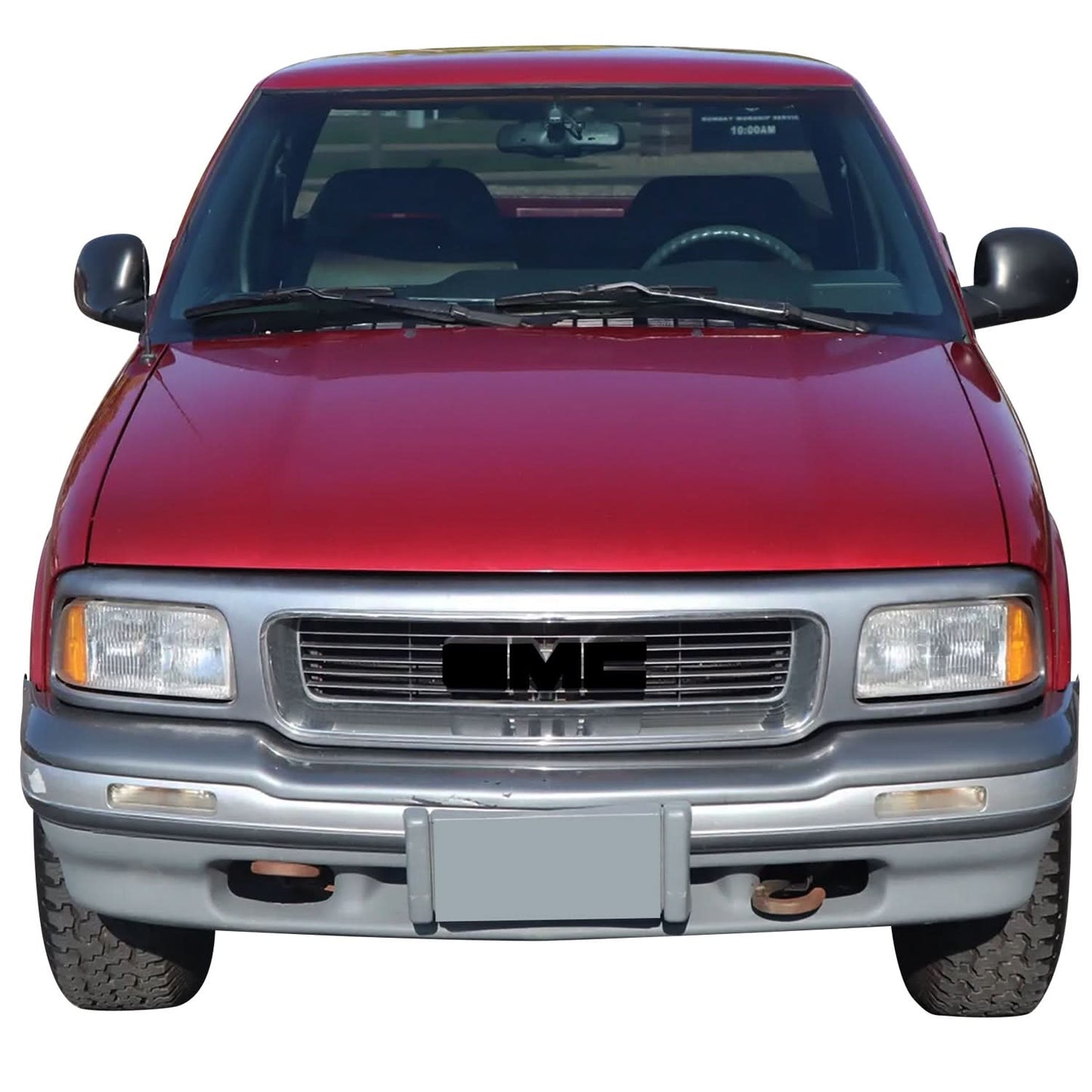 1994-2004 GMC Sonoma Chrome/Silver-Gray Front Grille Assembly