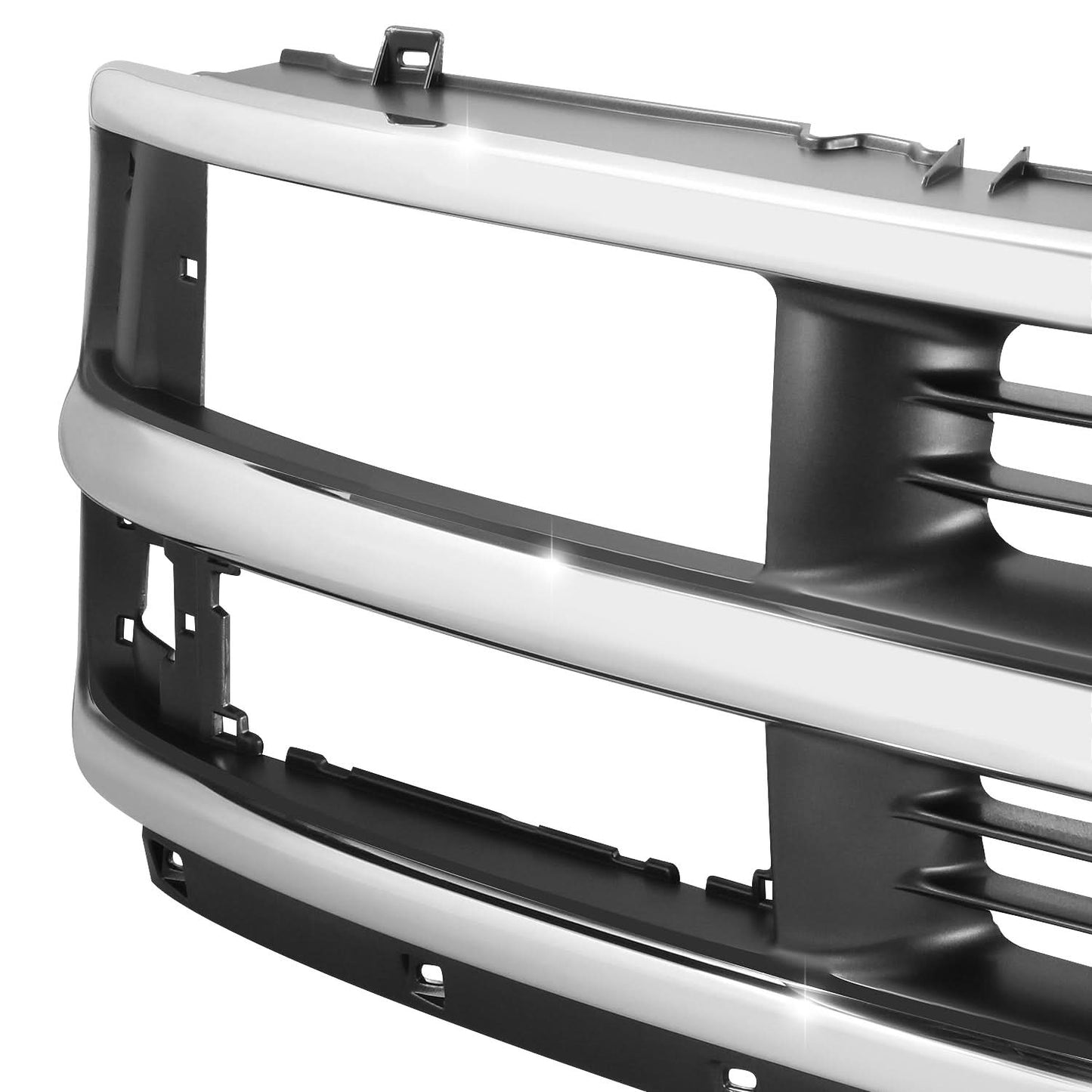 1996-2002 GMC Savana Front Grille Chrome/Silver/Grey