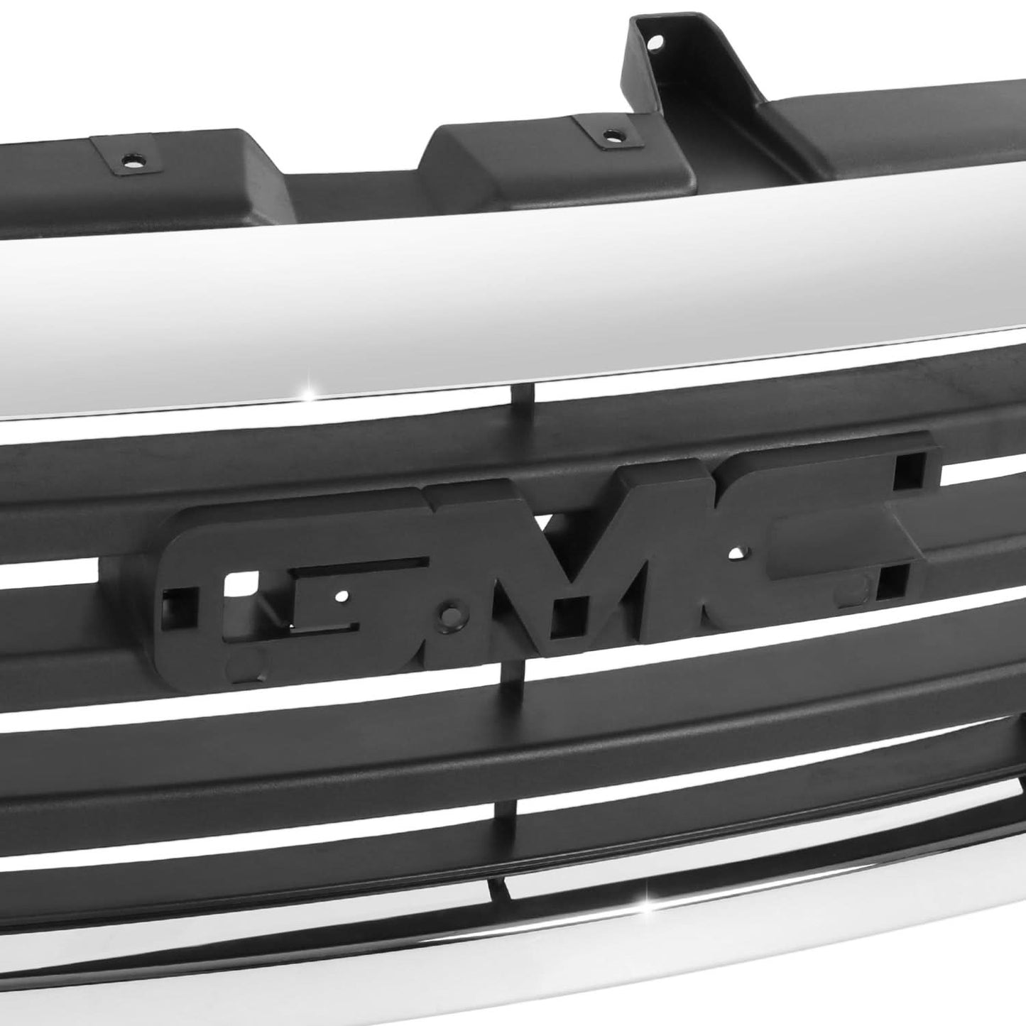 03-06 GMC Sierra 1500/2500 Black Chrome Grille Assembly