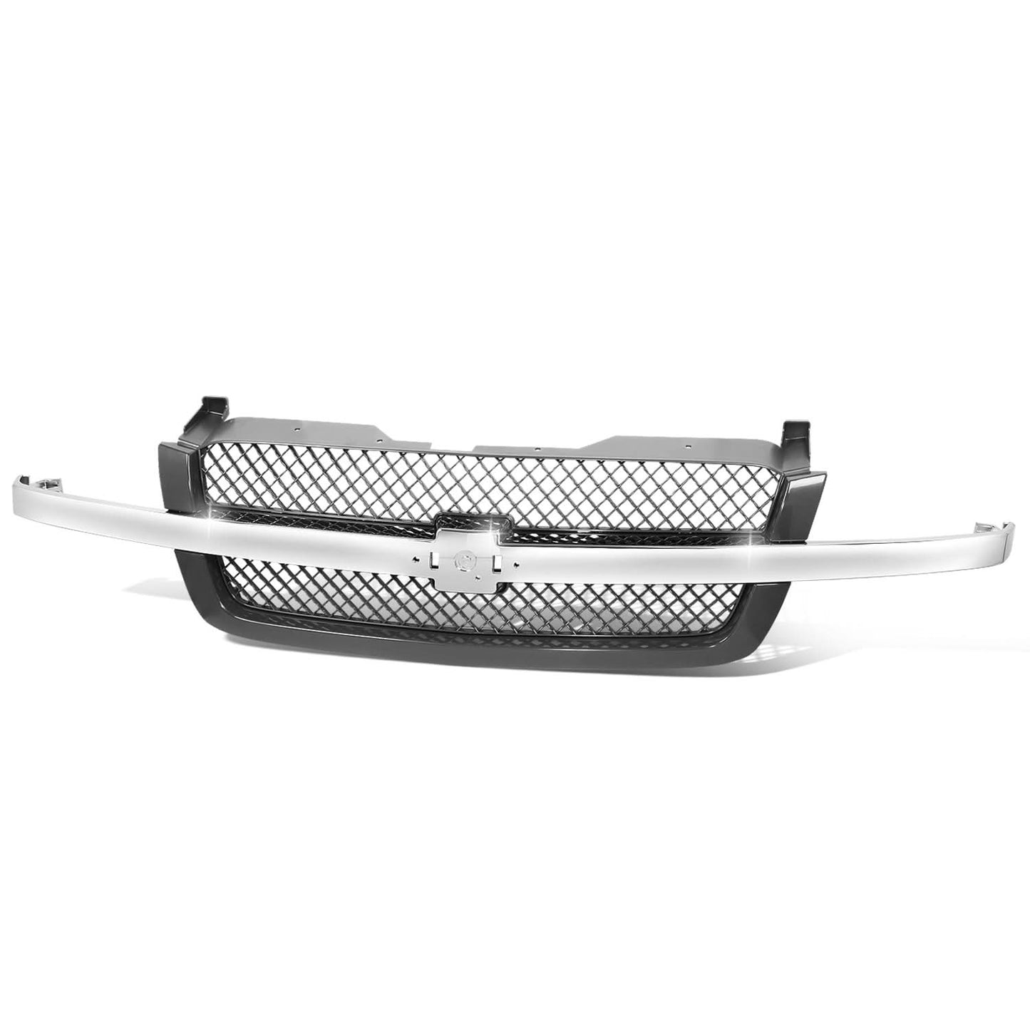 2003-2005 Chevrolet Silverado OE Style Front Grille Gray w/ Chrome