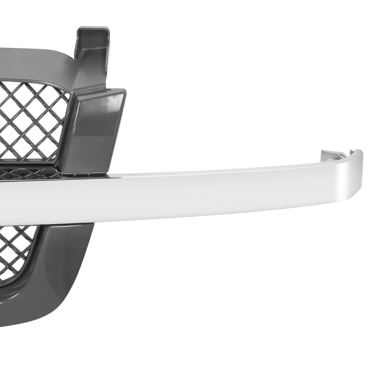 2003-2005 Chevrolet Silverado OE Style Front Grille Gray w/ Chrome