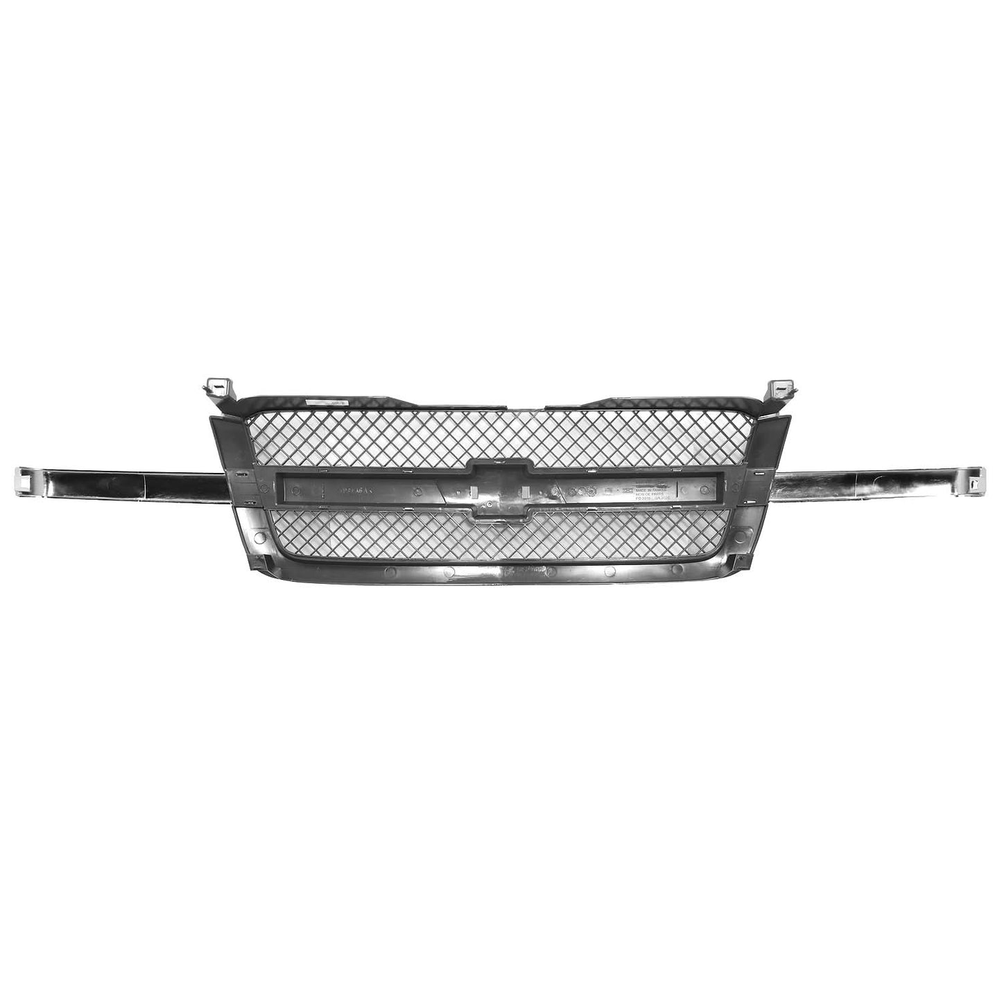 2003-2005 Chevrolet Silverado OE Style Front Grille Gray w/ Chrome