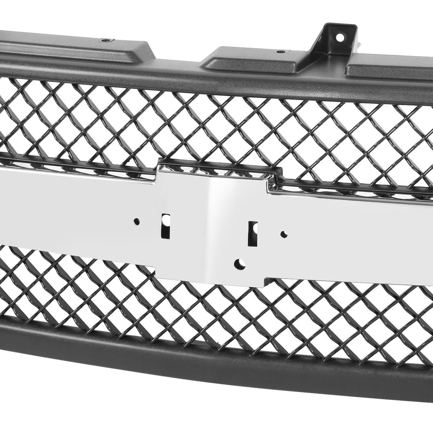 1999-2002 Chevrolet Silverado 2500HD/3500HD Chrome Black Grille
