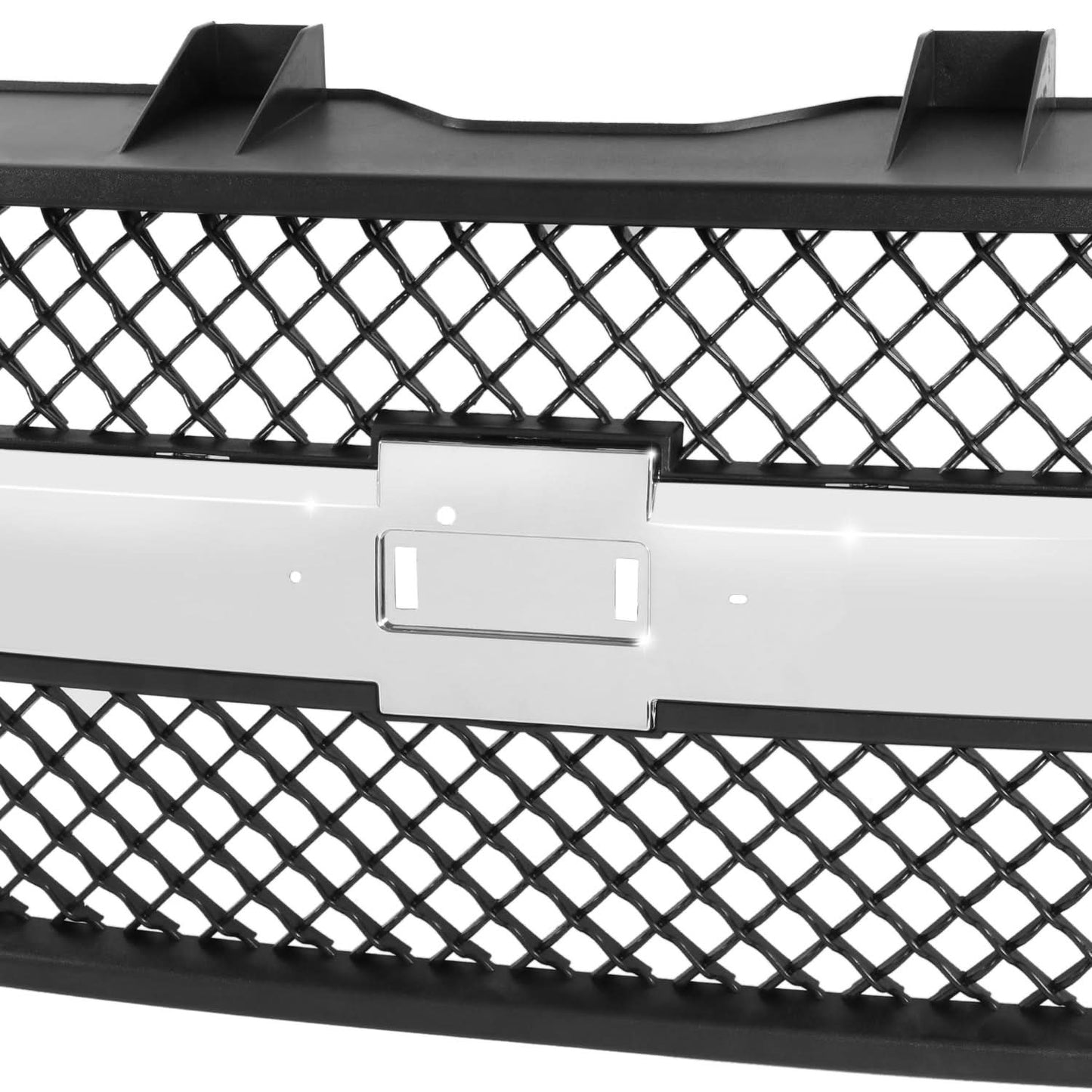 2003-2022 GMC Express/Savana Dark Gray Grille with Chrome Molding