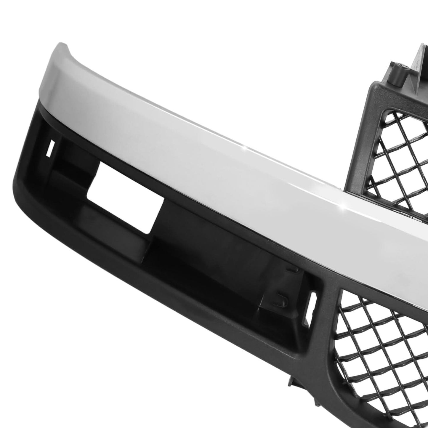2003-2022 GMC Express/Savana Dark Gray Grille with Chrome Molding