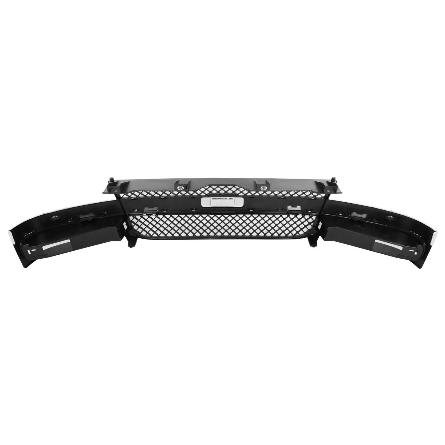 2003-2022 GMC Express/Savana Dark Gray Grille with Chrome Molding