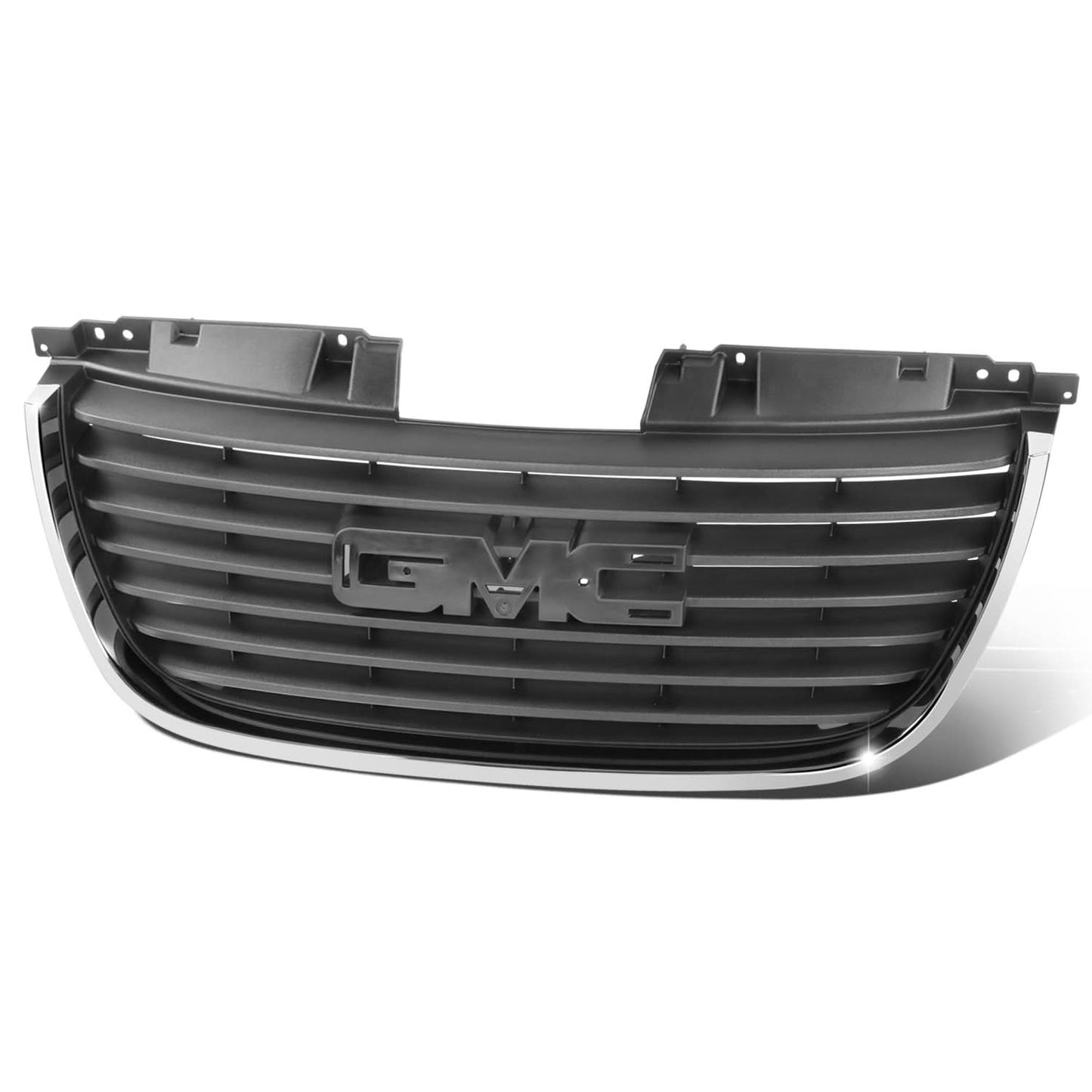 2007-2014 GMC Yukon OE Style Front Grille - Matte Black w/ Chrome