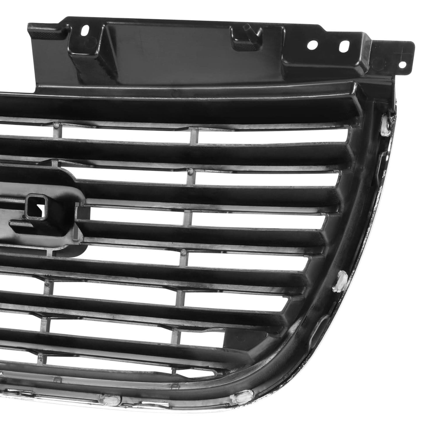 2007-2014 GMC Yukon OE Style Front Grille - Matte Black w/ Chrome