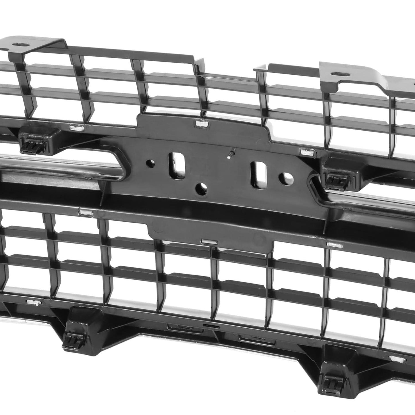 2007-2013 Chevrolet Silverado Front Grille Assembly Matte Black Chrome
