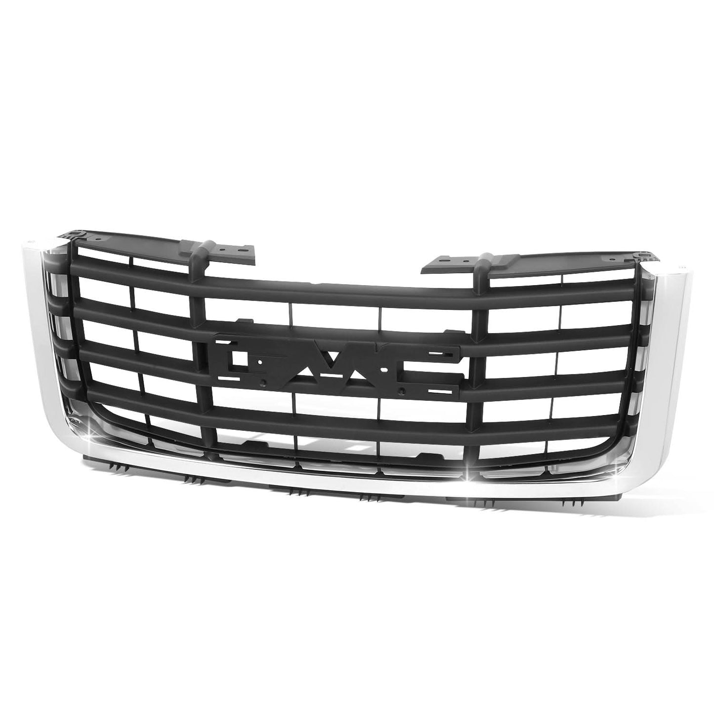2007-2011 GMC Sierra Dark Gray Grille w/ Chrome Frame