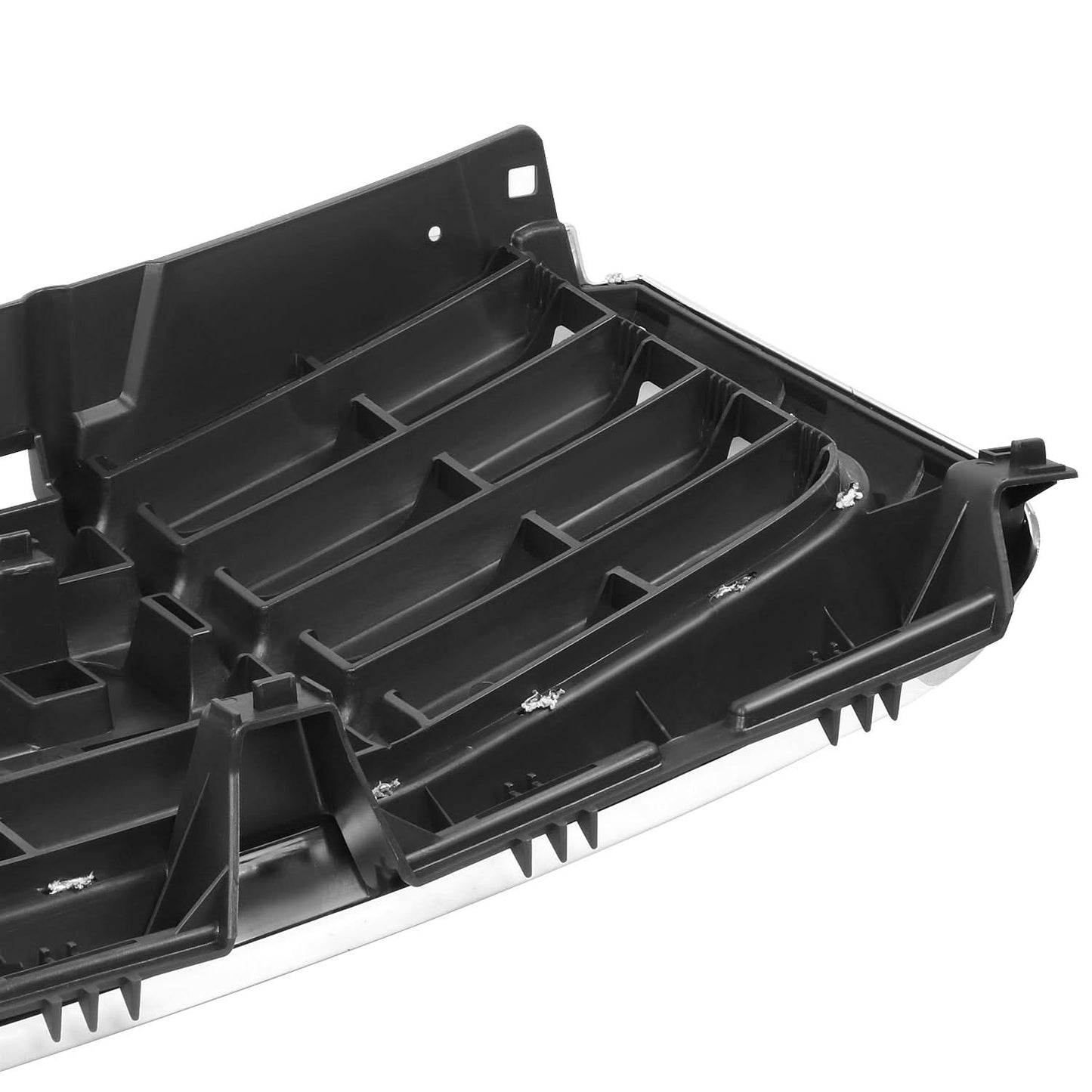 2007-2011 GMC Sierra Dark Gray Grille w/ Chrome Frame