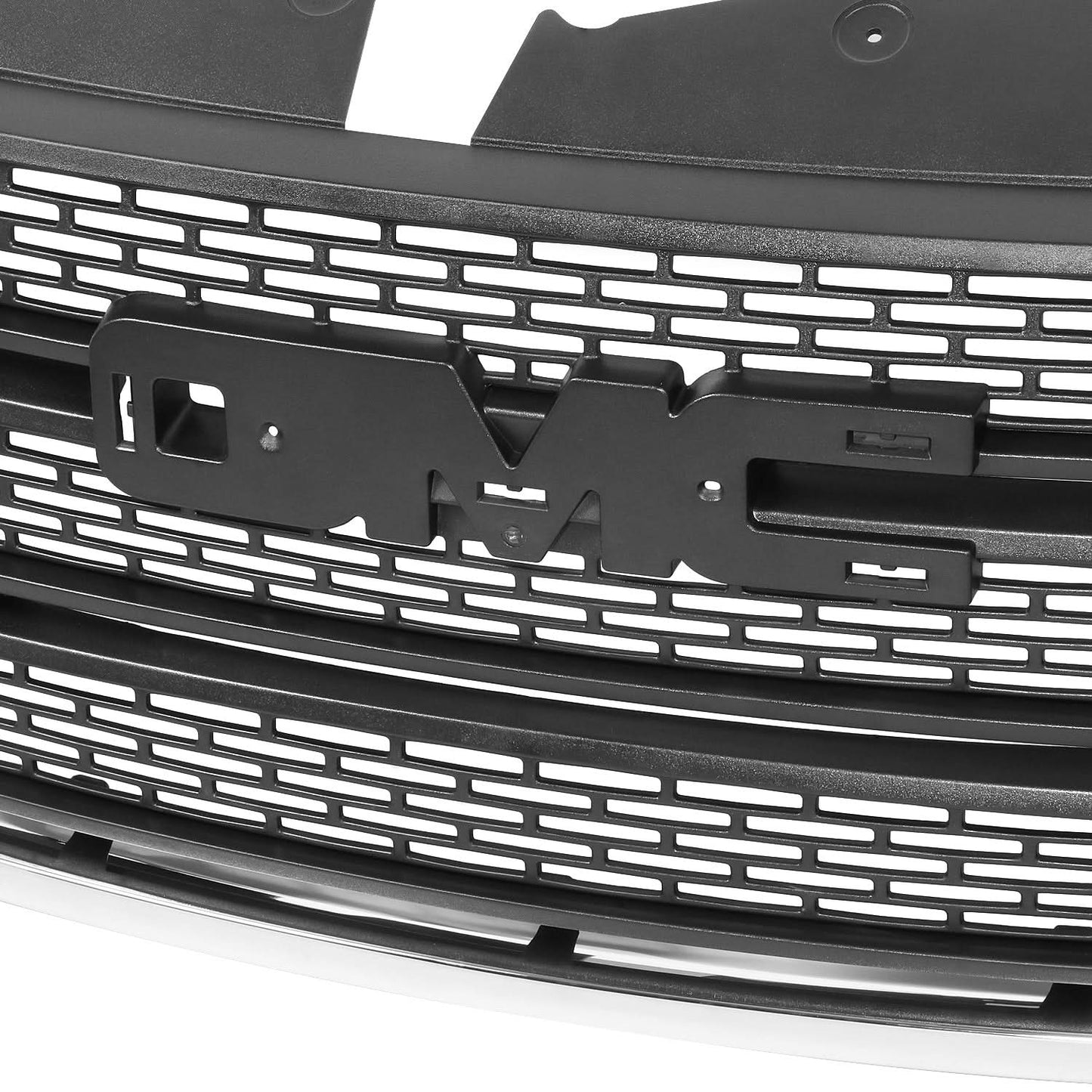 2010-2017 GMC Terrain SLE Front Grille Assembly Matte Black Chrome