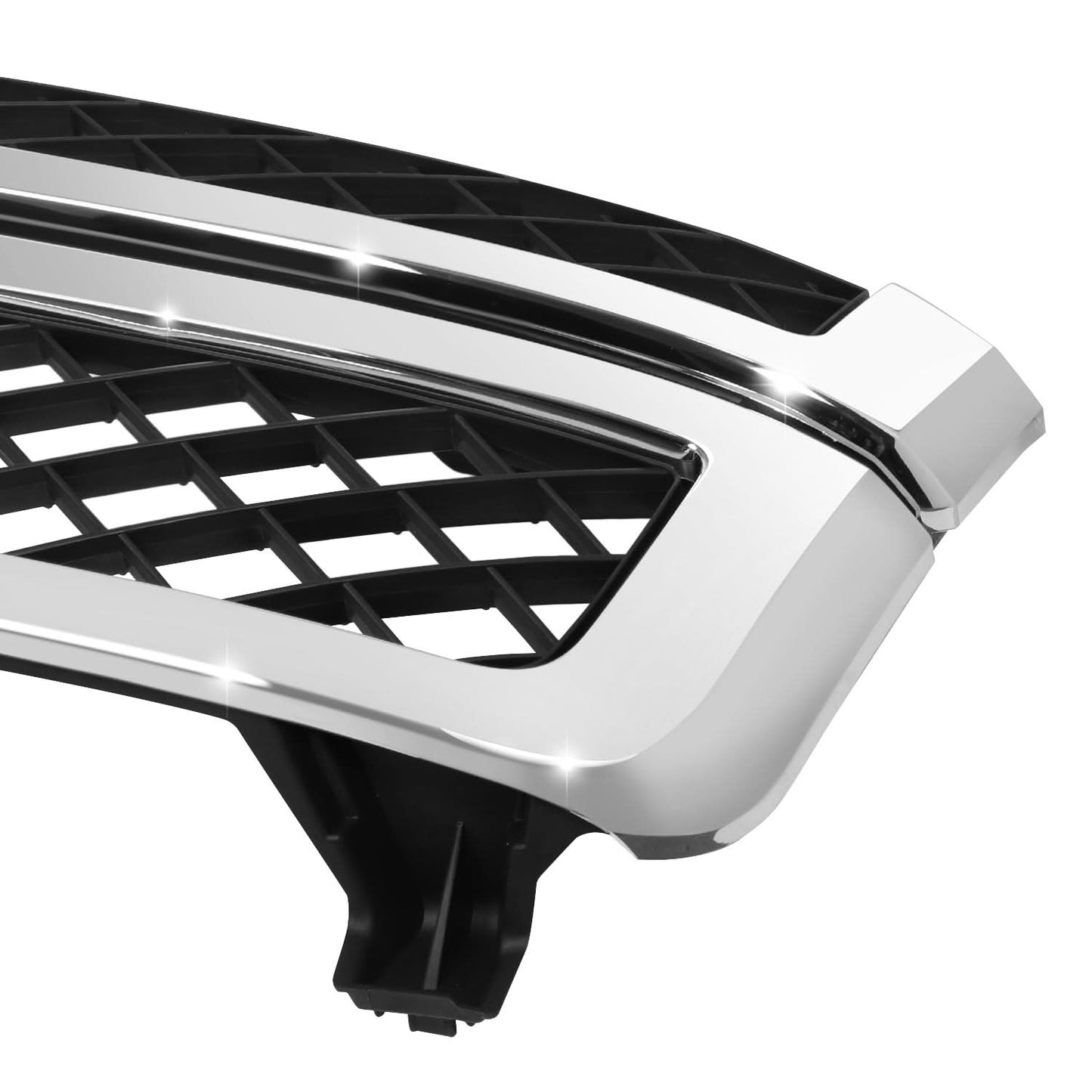 2007-2013 Chevrolet Silverado Dark Gray Chrome Frame Grille