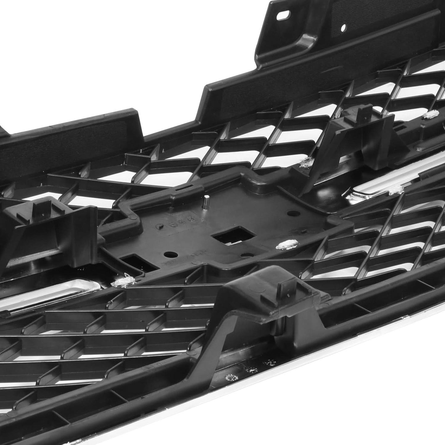 2007-2013 Chevrolet Silverado Dark Gray Chrome Frame Grille
