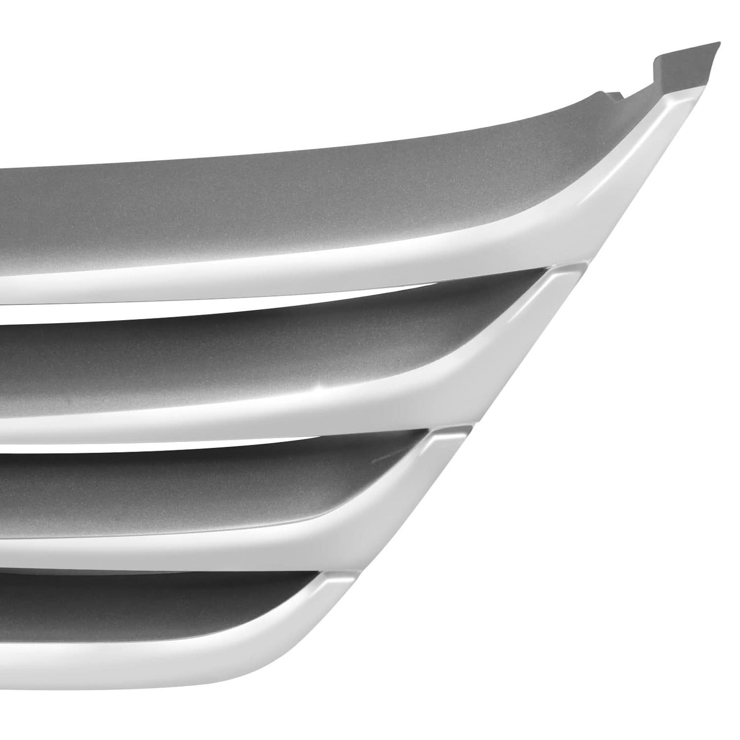 2009-2014 Hyundai Genesis Chrome & Silver Gray Grille