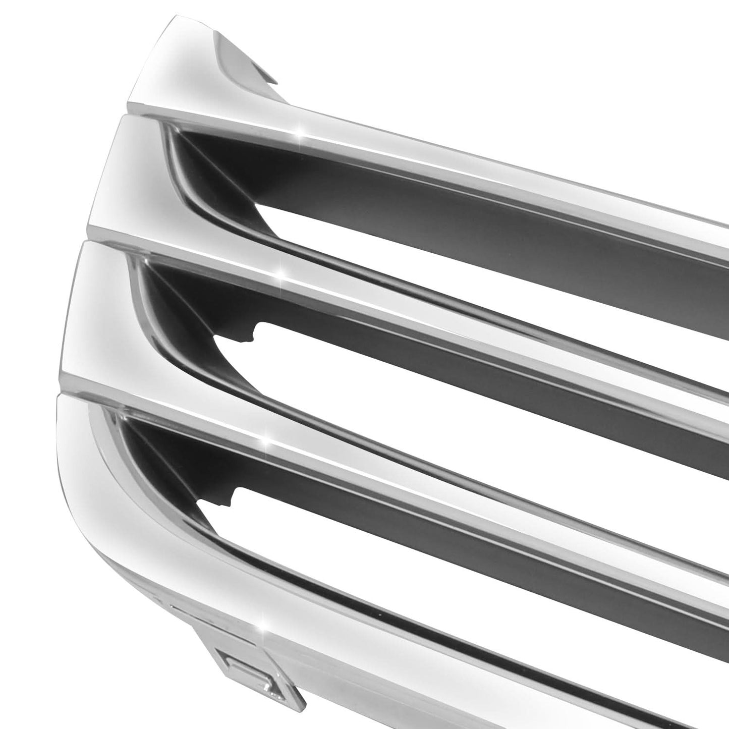 2009-2014 Hyundai Genesis Chrome & Silver Gray Grille