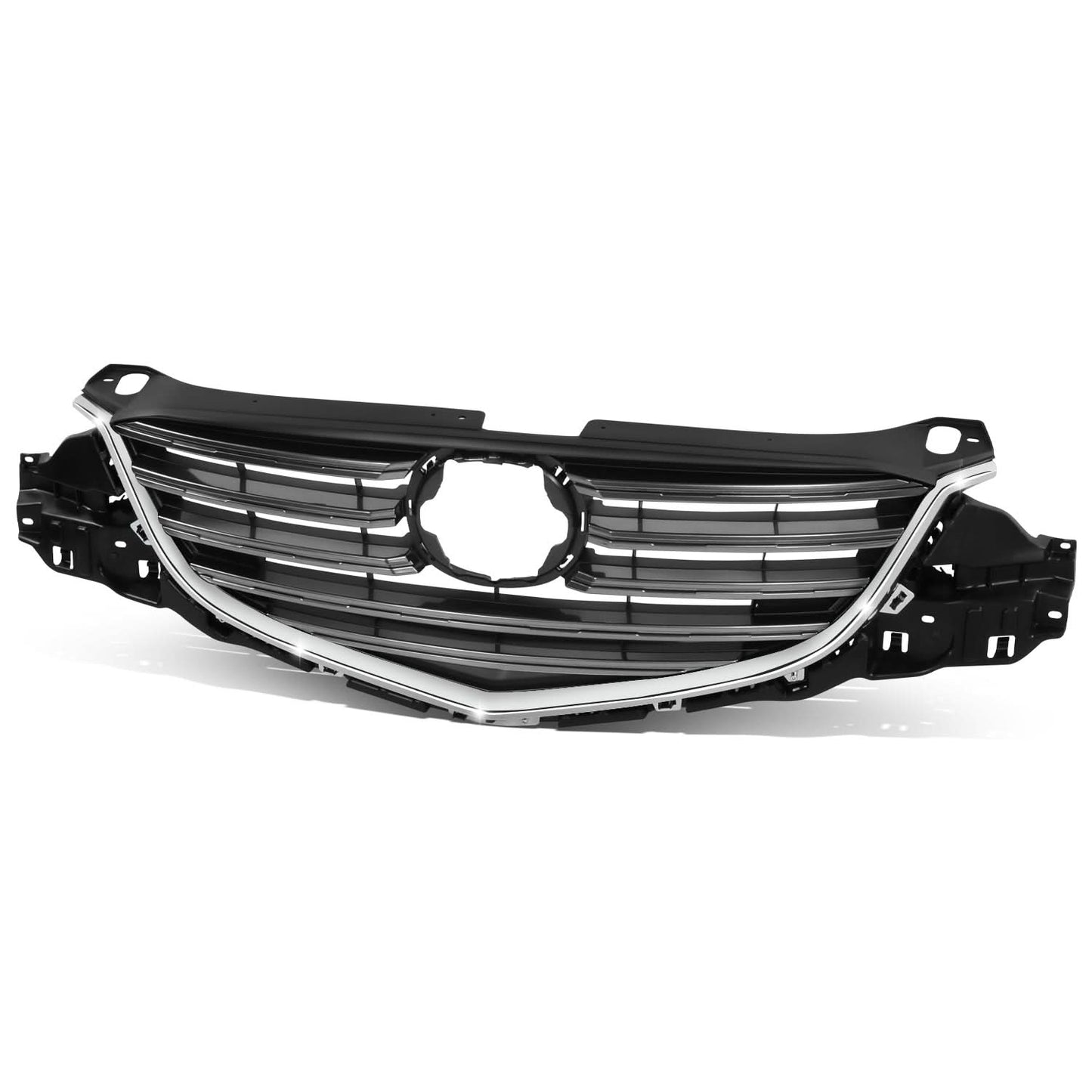 2013-2016 Mazda CX-5 OE Style Front Grille Painted Gray w/ Chrome