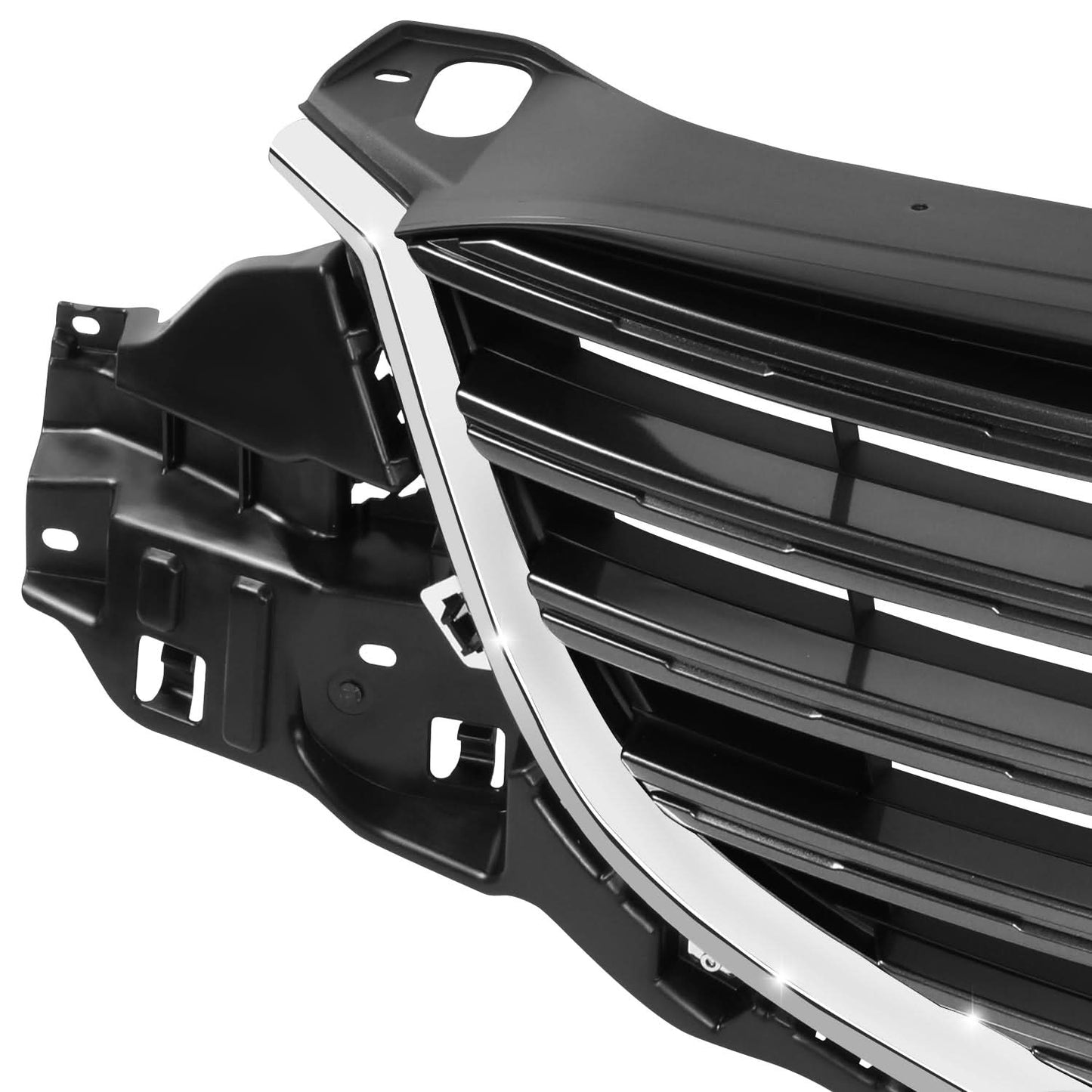 2013-2016 Mazda CX-5 OE Style Front Grille Painted Gray w/ Chrome