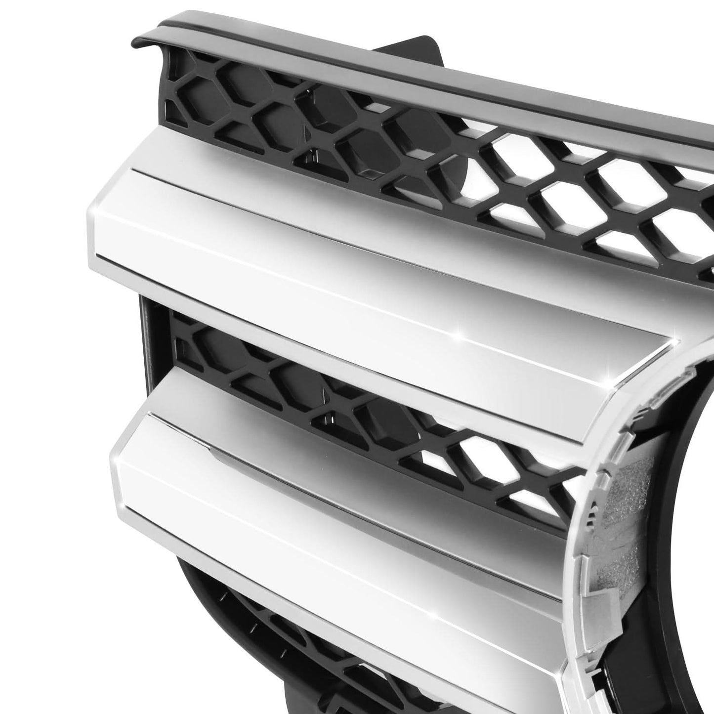 2007-2012 Mercedes GL-Class Chrome/Black Front Grille Assembly