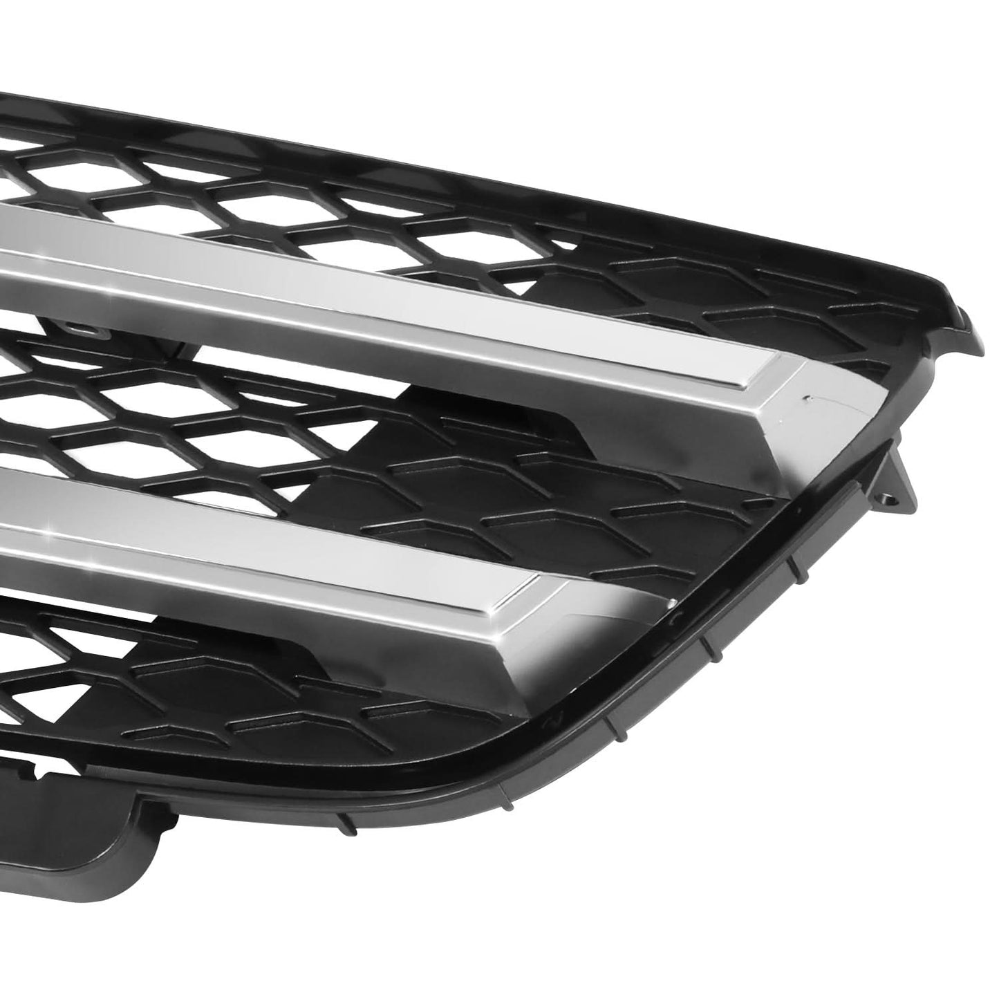 2007-2012 Mercedes GL-Class Chrome/Black Front Grille Assembly