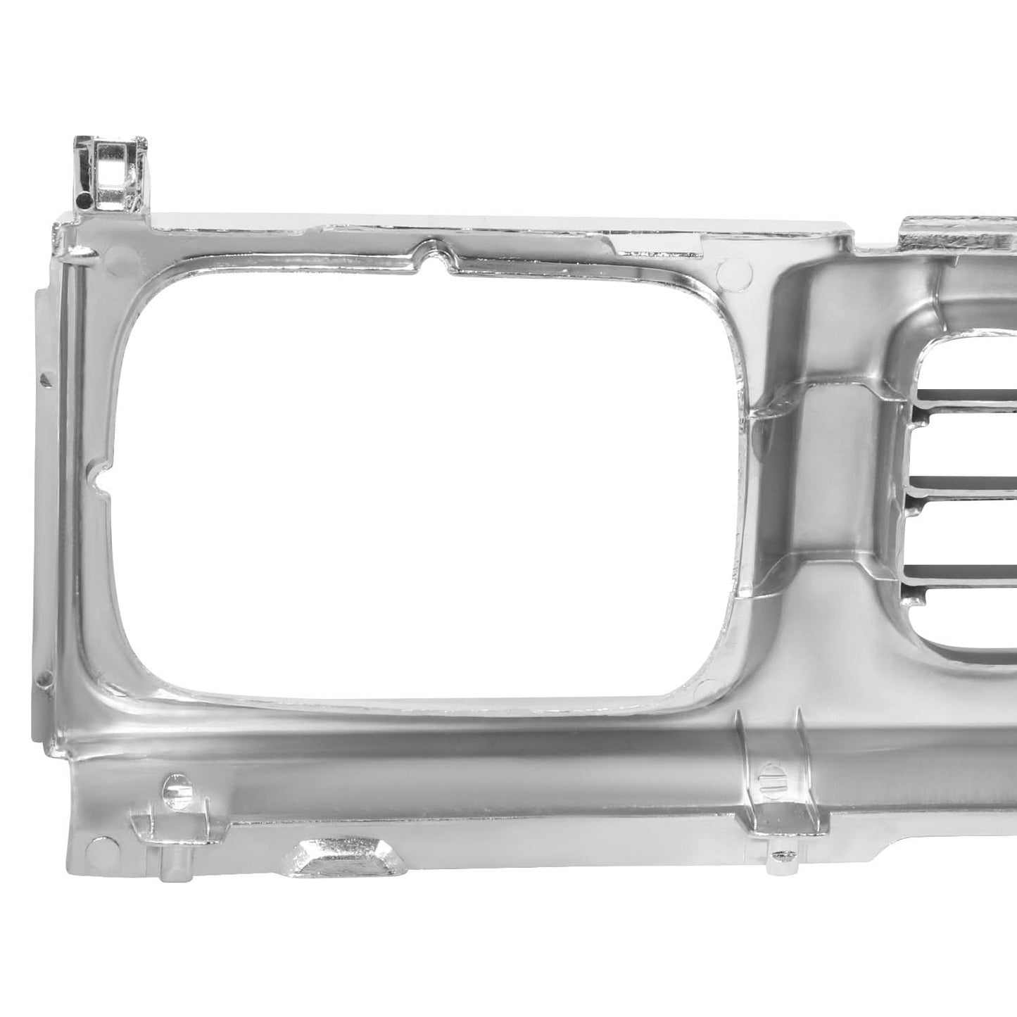 1983-1997 Nissan Pickup Chrome/Gray Grille Assembly