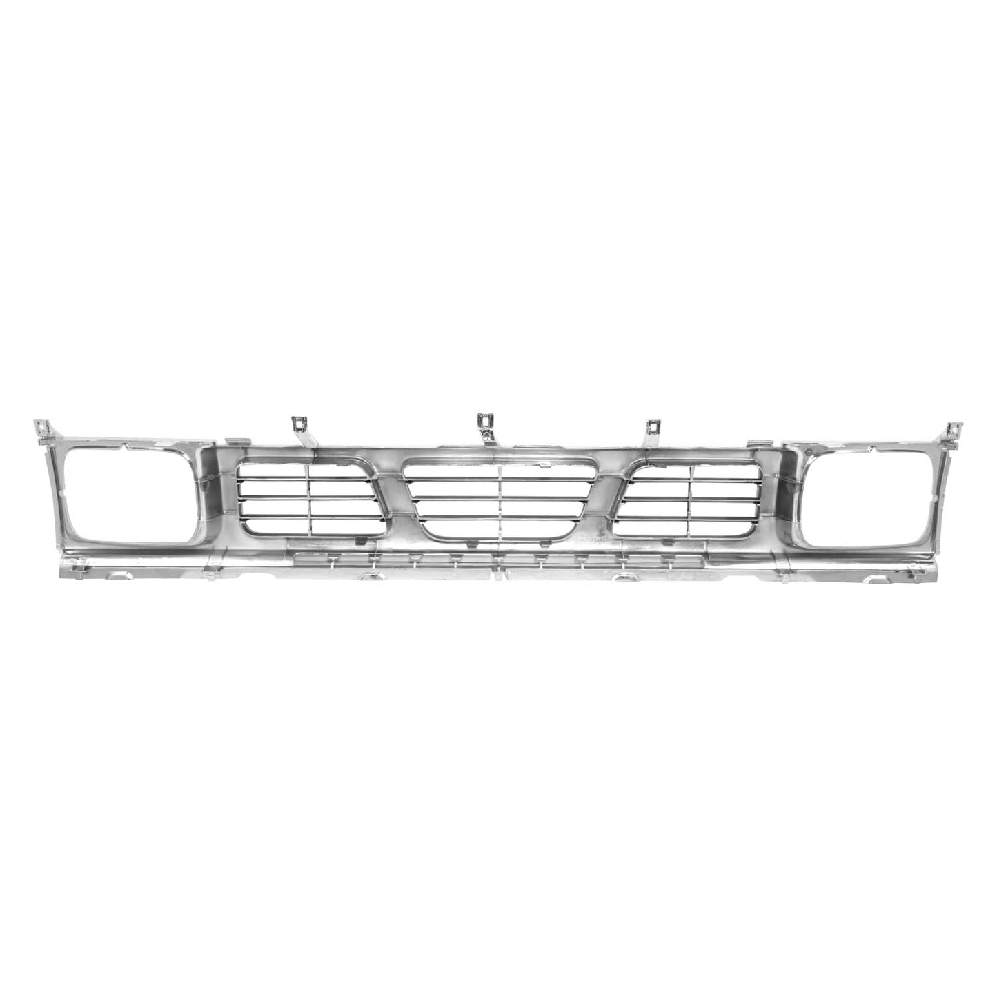 1983-1997 Nissan Pickup Chrome/Gray Grille Assembly