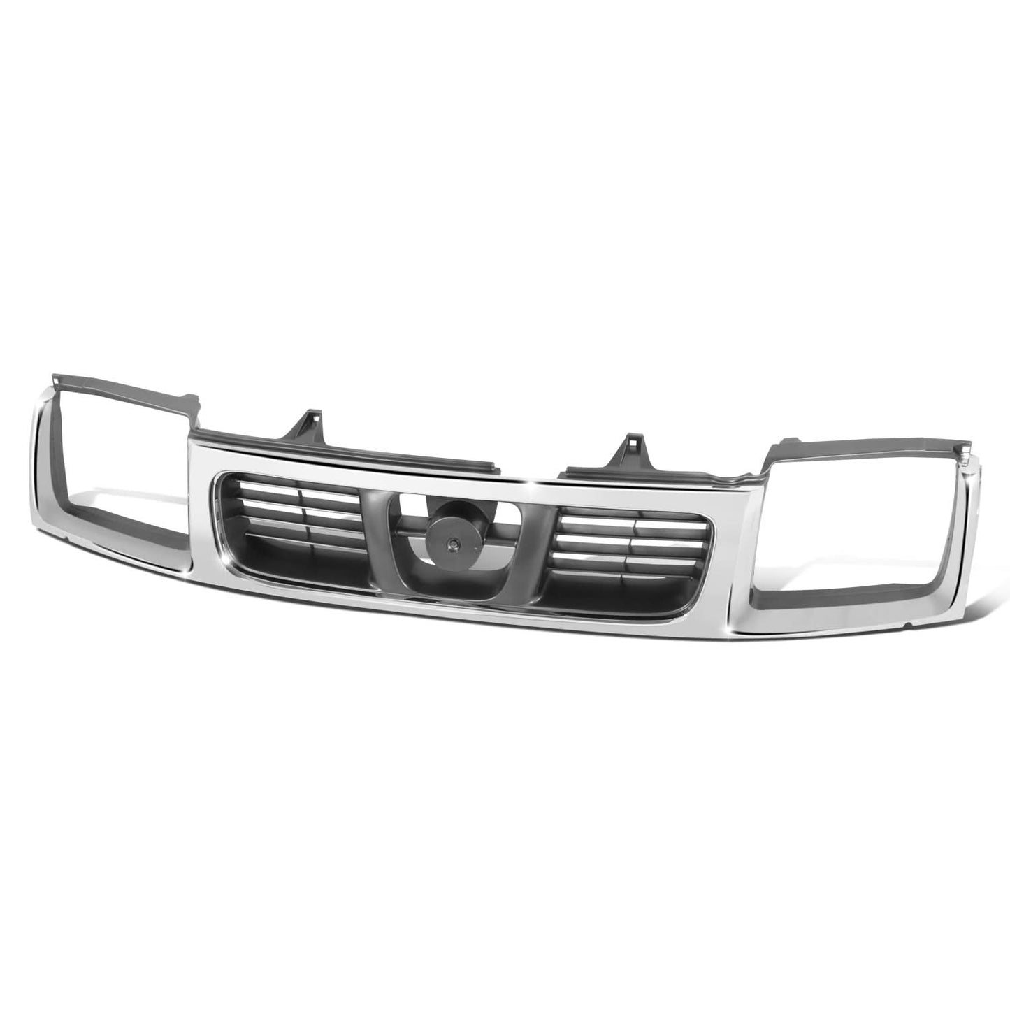1998-2004 Nissan Frontier Chrome/Black/Gray Grille Assembly