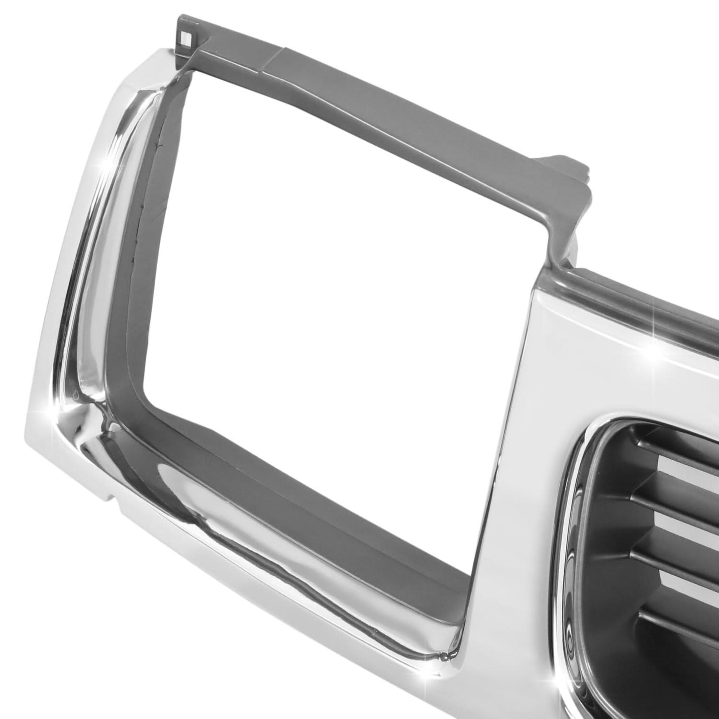 1998-2004 Nissan Frontier Chrome/Black/Gray Grille Assembly