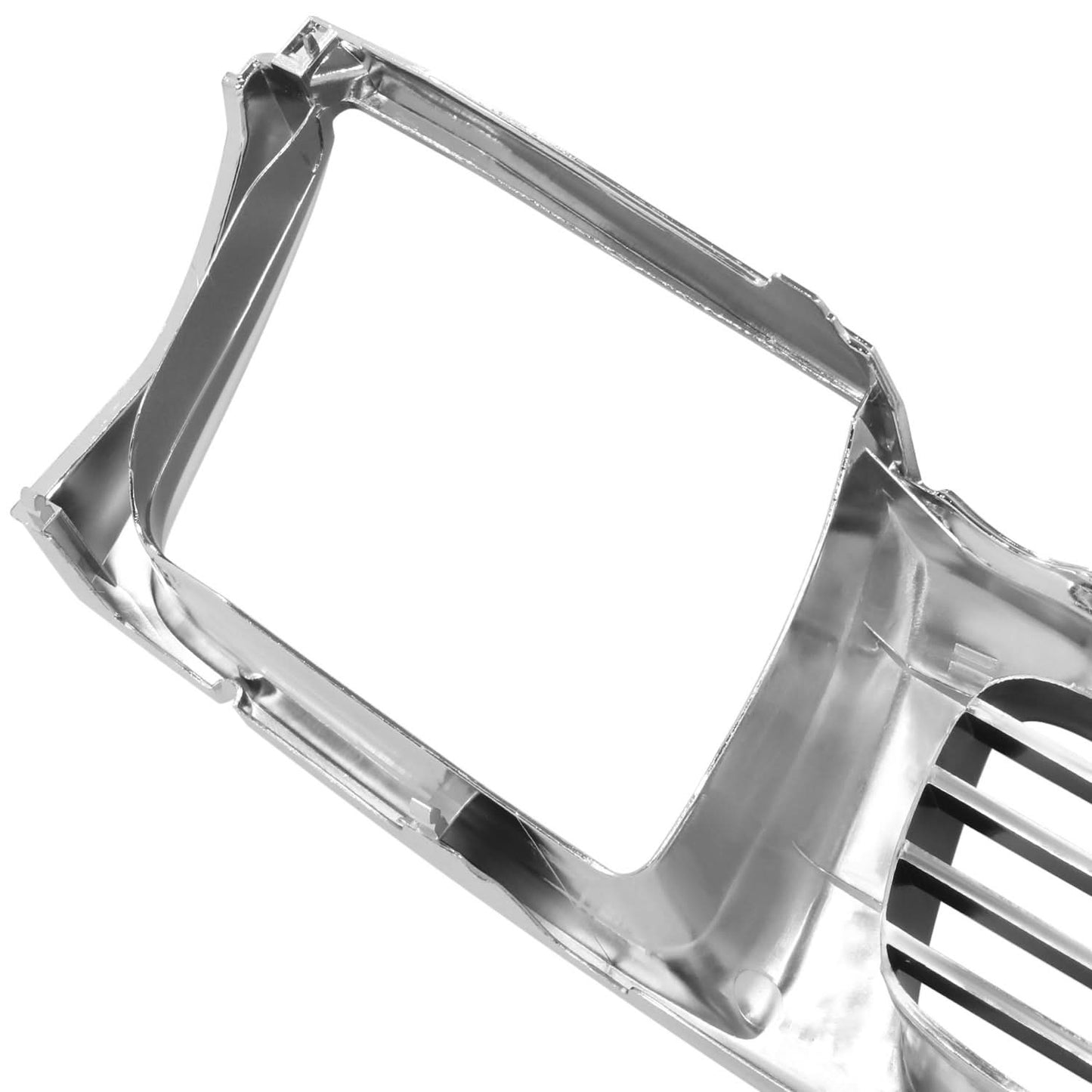 1998-2004 Nissan Frontier Chrome/Black/Gray Grille Assembly