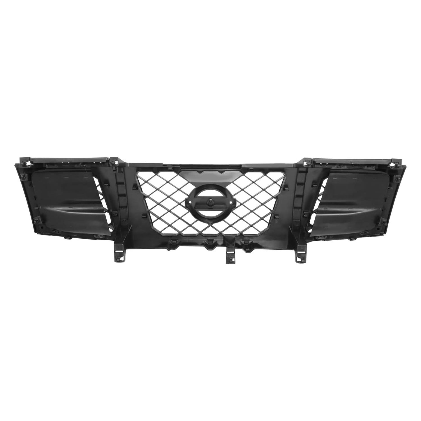 2004-2015 Nissan Titan/Armada Black Front Grille Assembly
