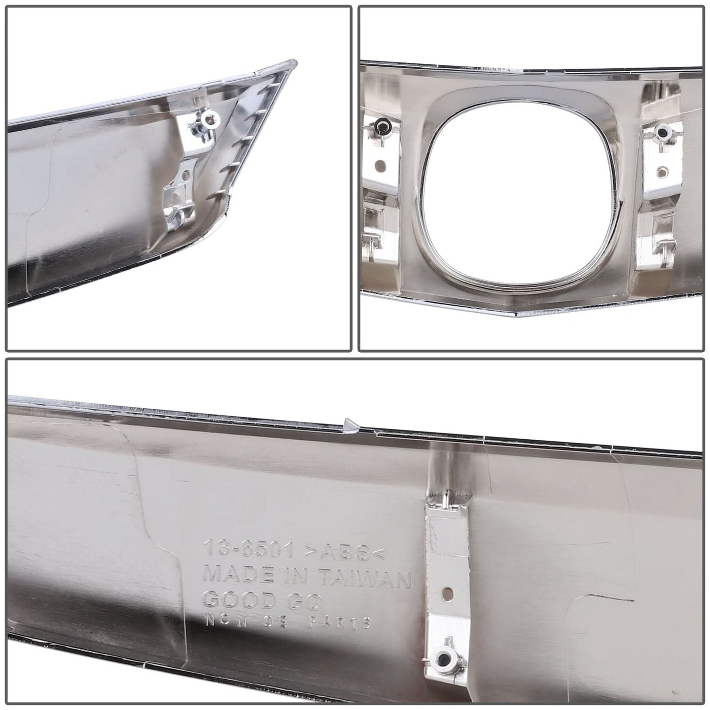 2009+ Acura TSX Upper Grille Trim Molding Chrome