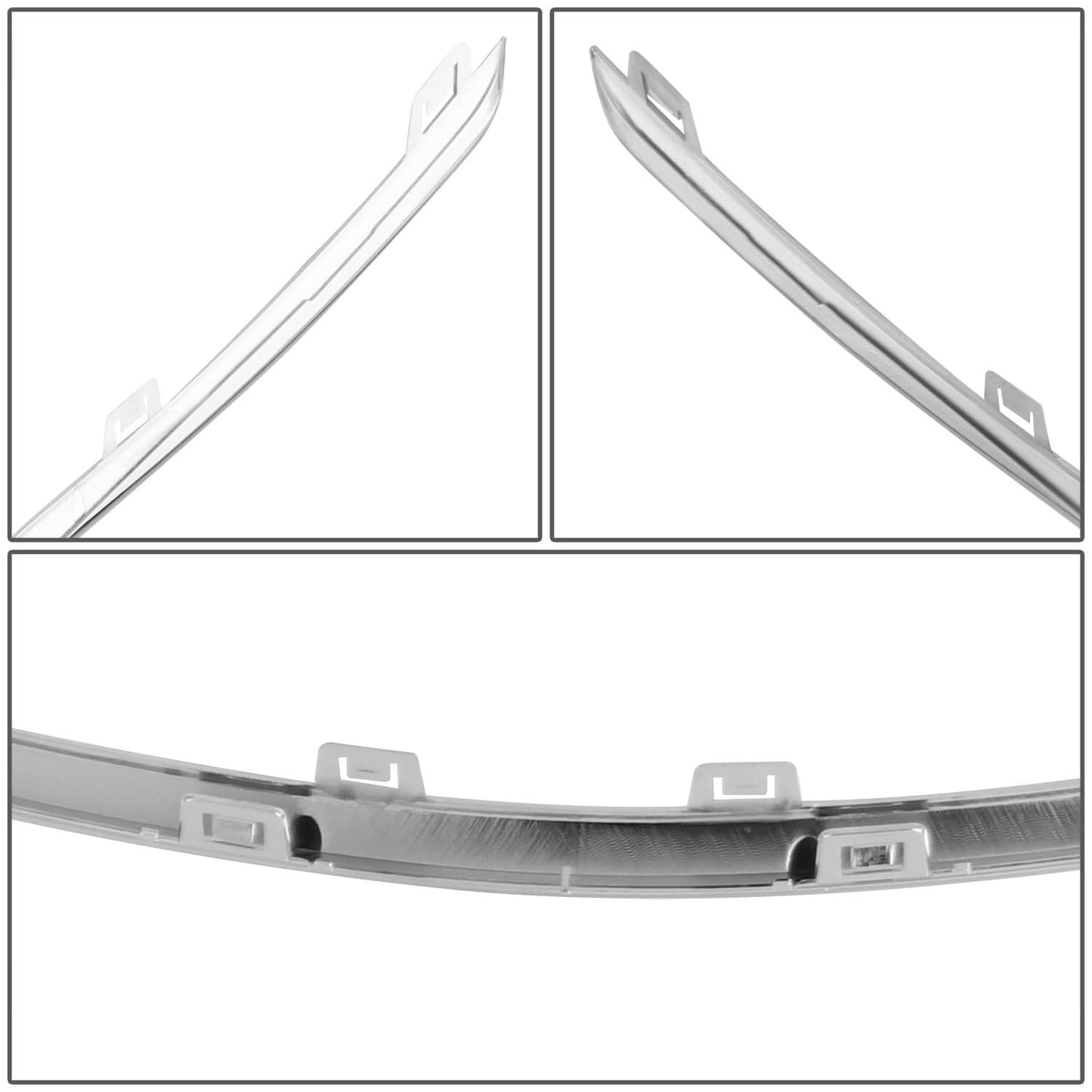 2015-2016 Chrysler 200 Front Bumper Grille Trim Molding Upper Chrome