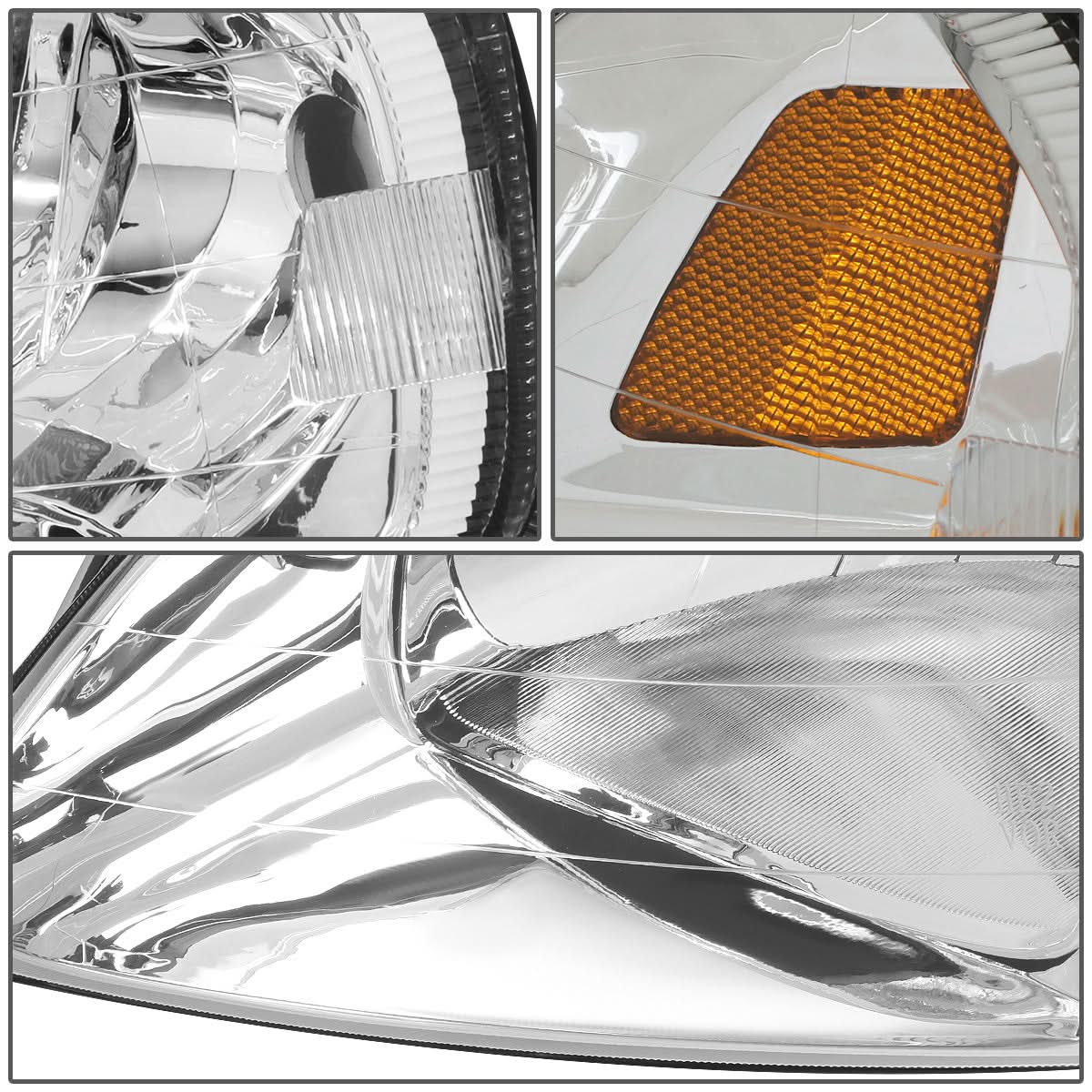 1999-2000 Honda Civic OE Style H4 Left Headlight