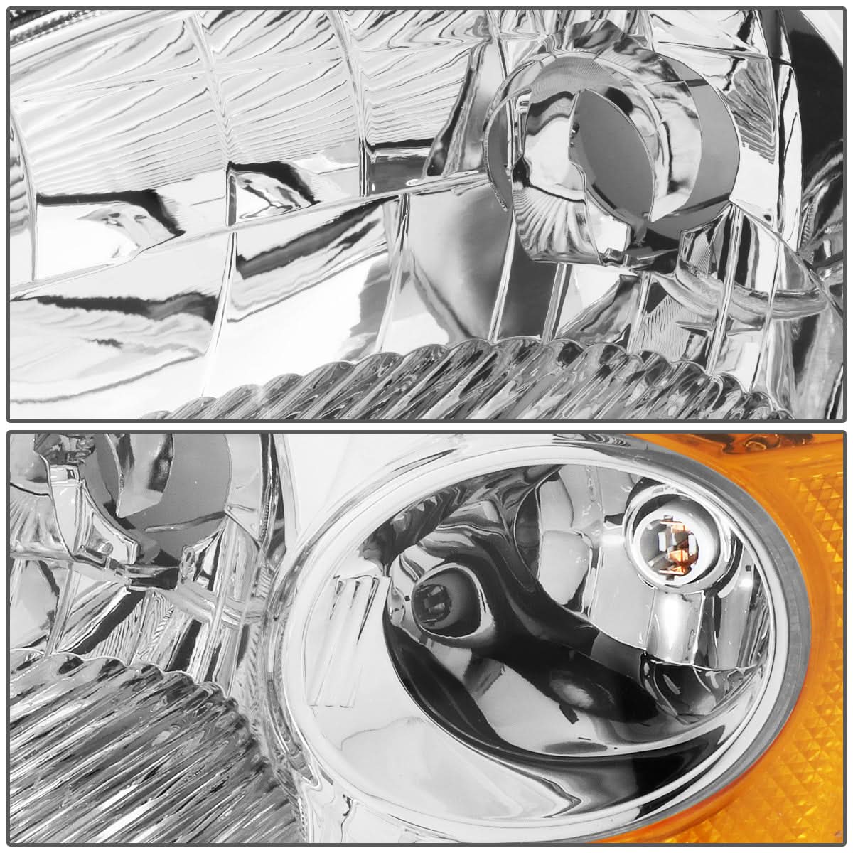 2001-2003 Honda Civic OE Style H4 Left Headlight