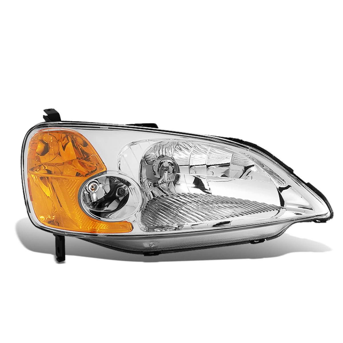 2001-2003 Honda Civic OE Style Right Headlight - H4 Bulb Type