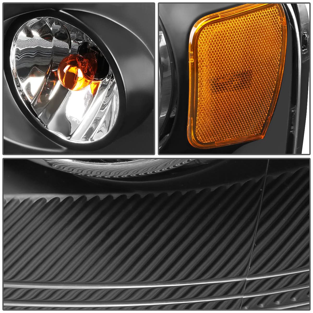 2004-2008 Ford F-150 OE Style Headlight Left - Black Housing