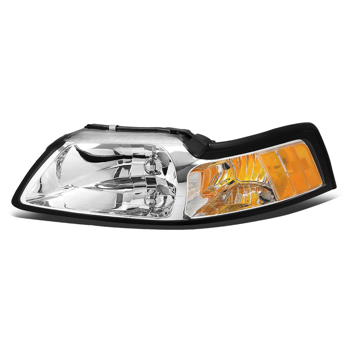 99-04 Ford Mustang OE Style Chrome Headlight - Left Side