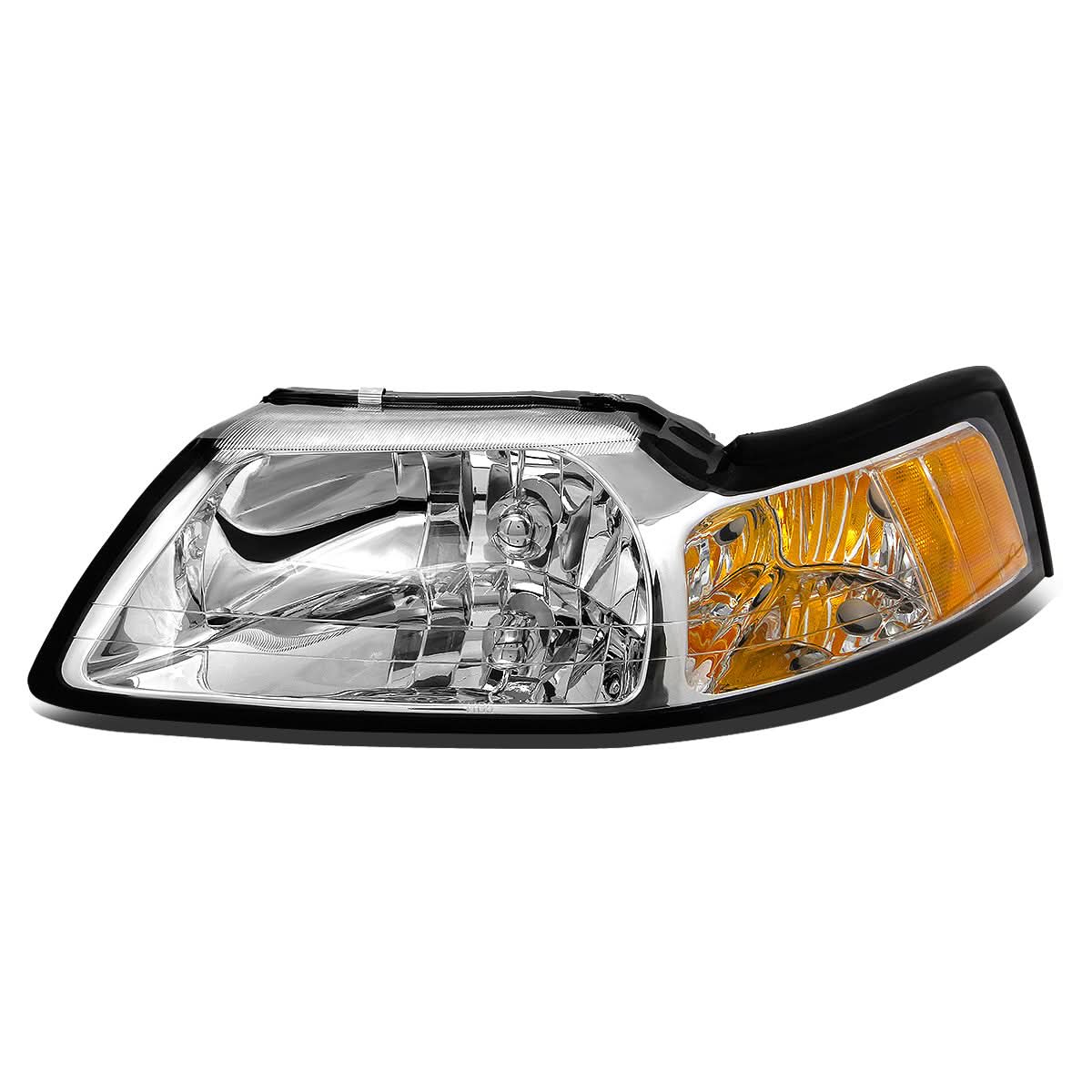 99-04 Ford Mustang OE Style Chrome Headlight - Left Side