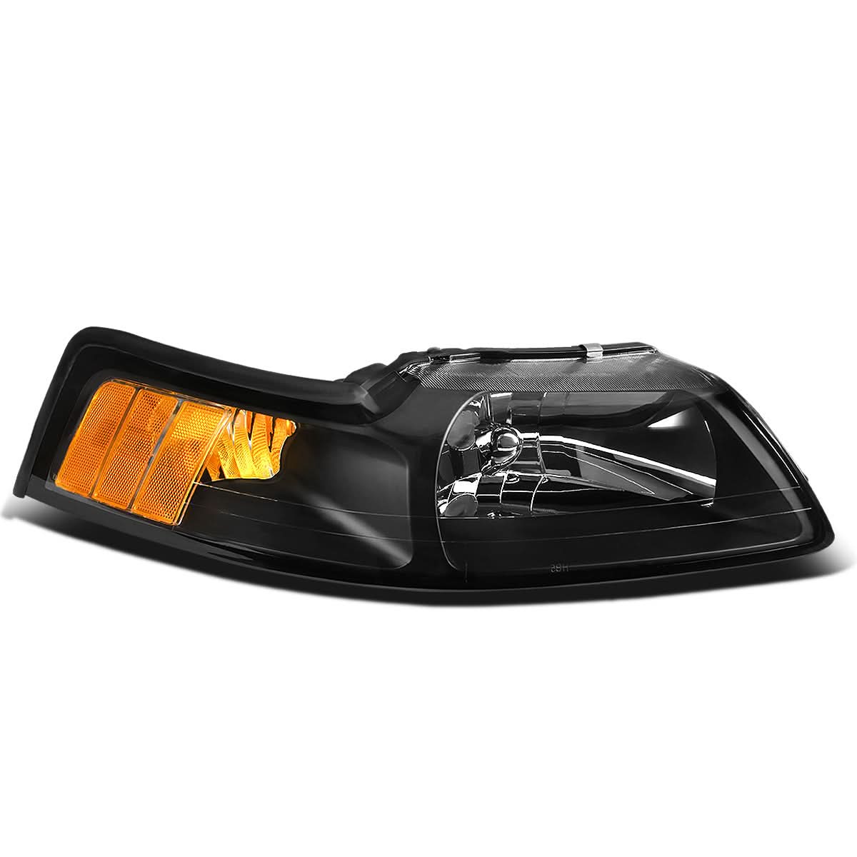 99-04 Ford Mustang OE Style Right Headlight - Black Housing